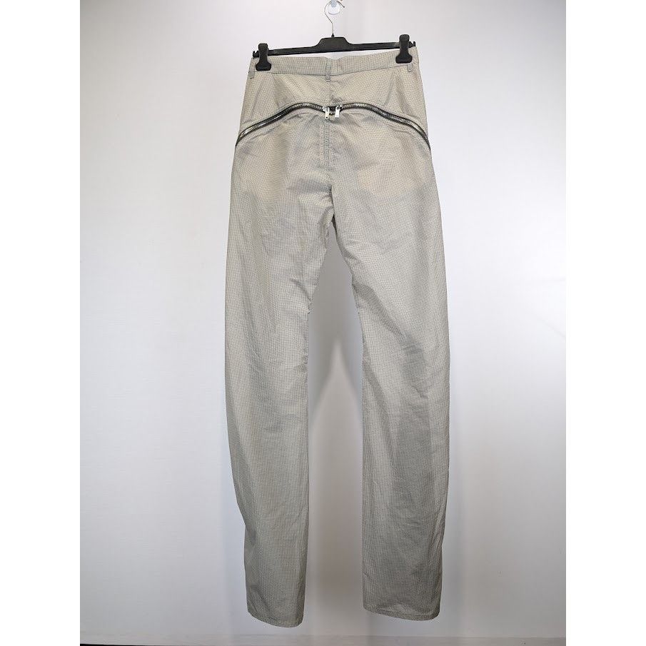Rick Owens o1rshd1 Bolan Banana Zipper Pants in Pearl Size US 32 / EU 48 - 14 Thumbnail