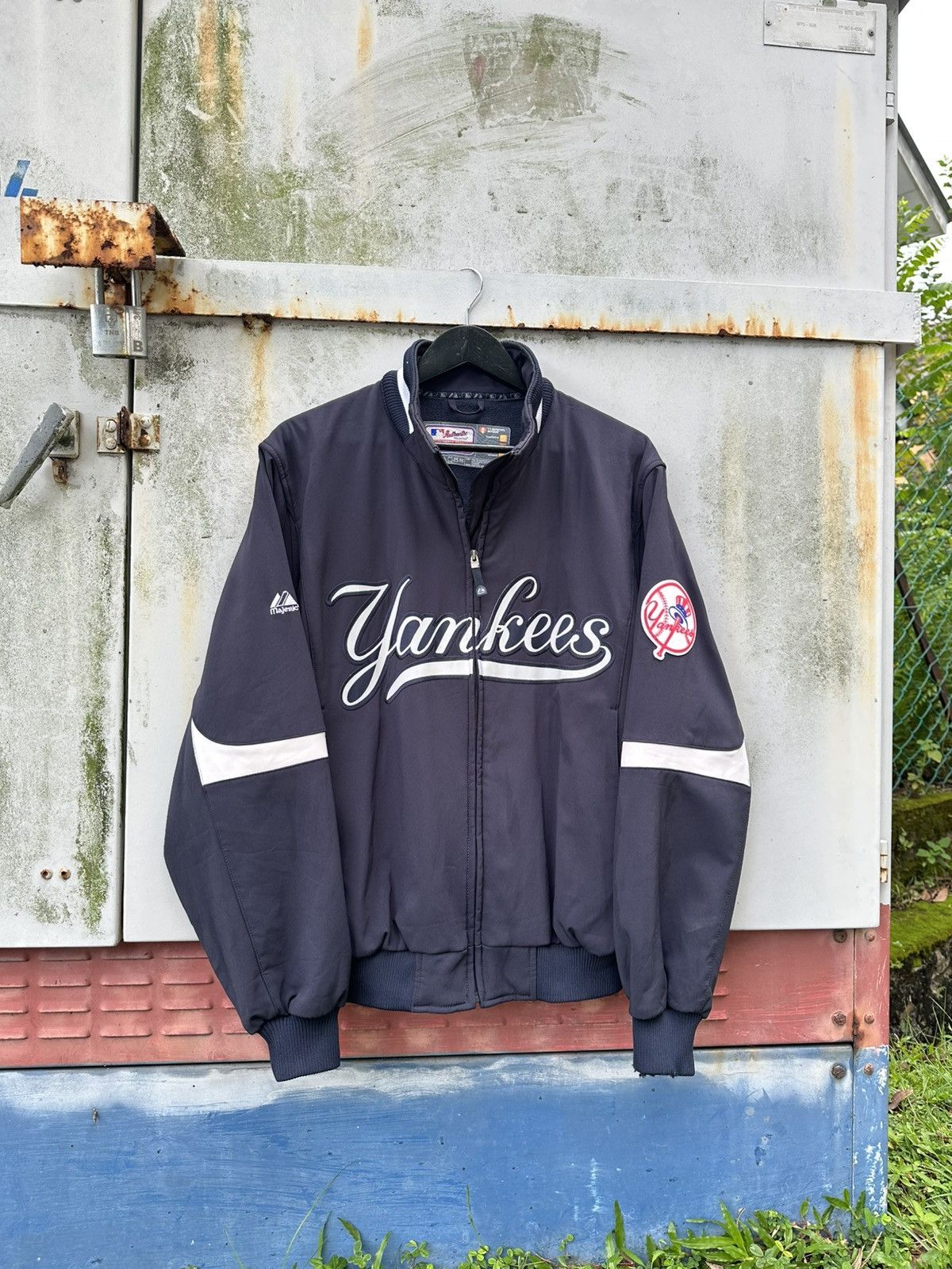 Majestic 👹Yankees X Majestic MLB Bomber Jacket Size US M / EU 48-50 / 2 - 3 Thumbnail