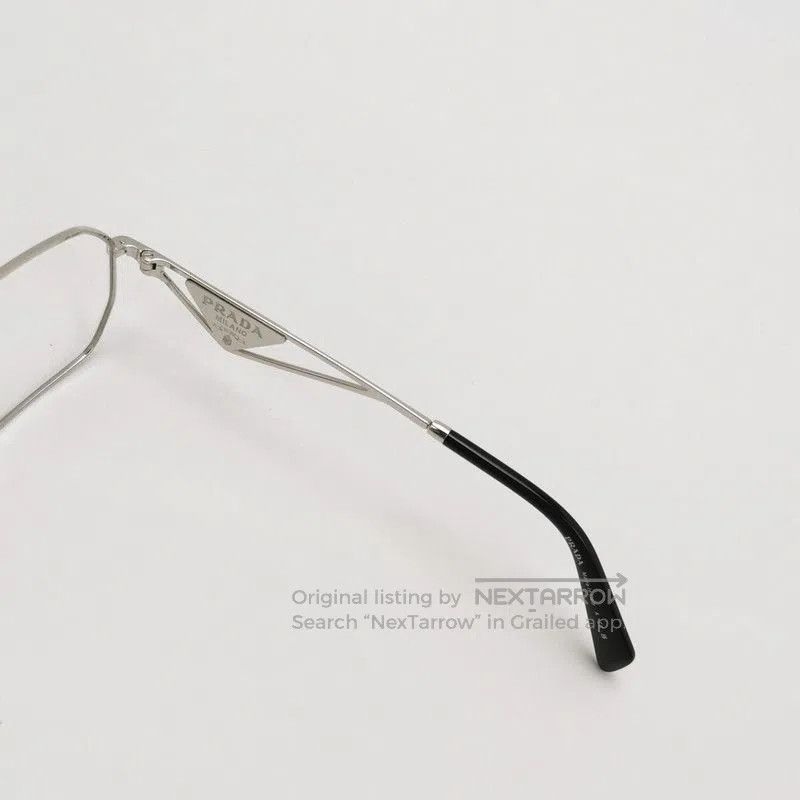 Prada Prada Full Frame Triangle Logo Glasses. Size ONE SIZE - 5 Thumbnail