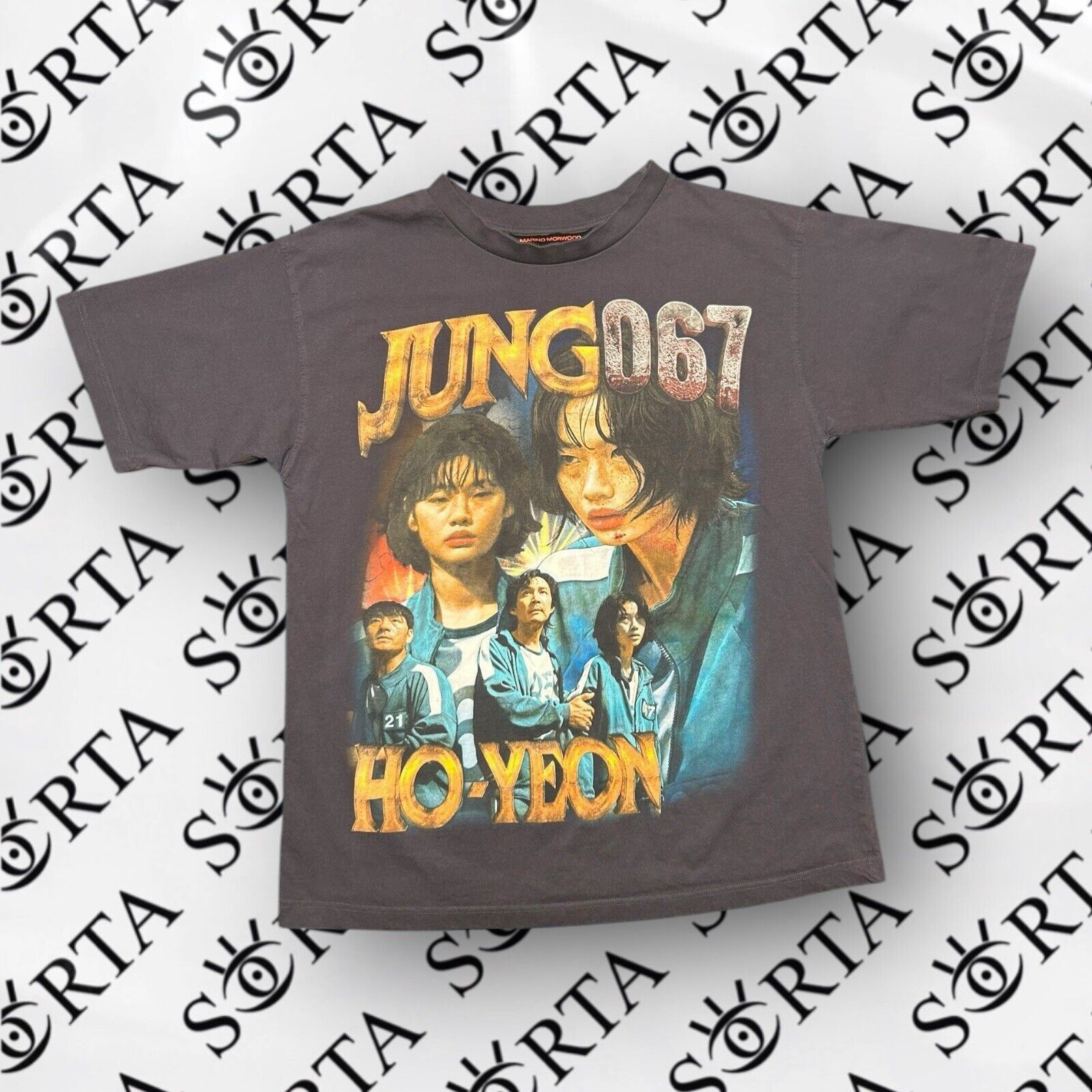 Marino Morwood Marino Morwood Jung Ho-yeon Squid Games Short Sleeve Rap Tee Size US L / EU 52-54 / 3 - 1 Thumbnail