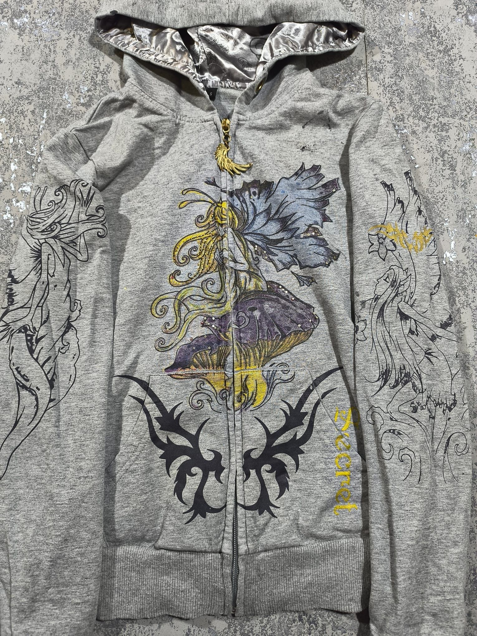 Affliction y2k naive fairy art hoodie Size S / US 4 / IT 40 - 2 Thumbnail