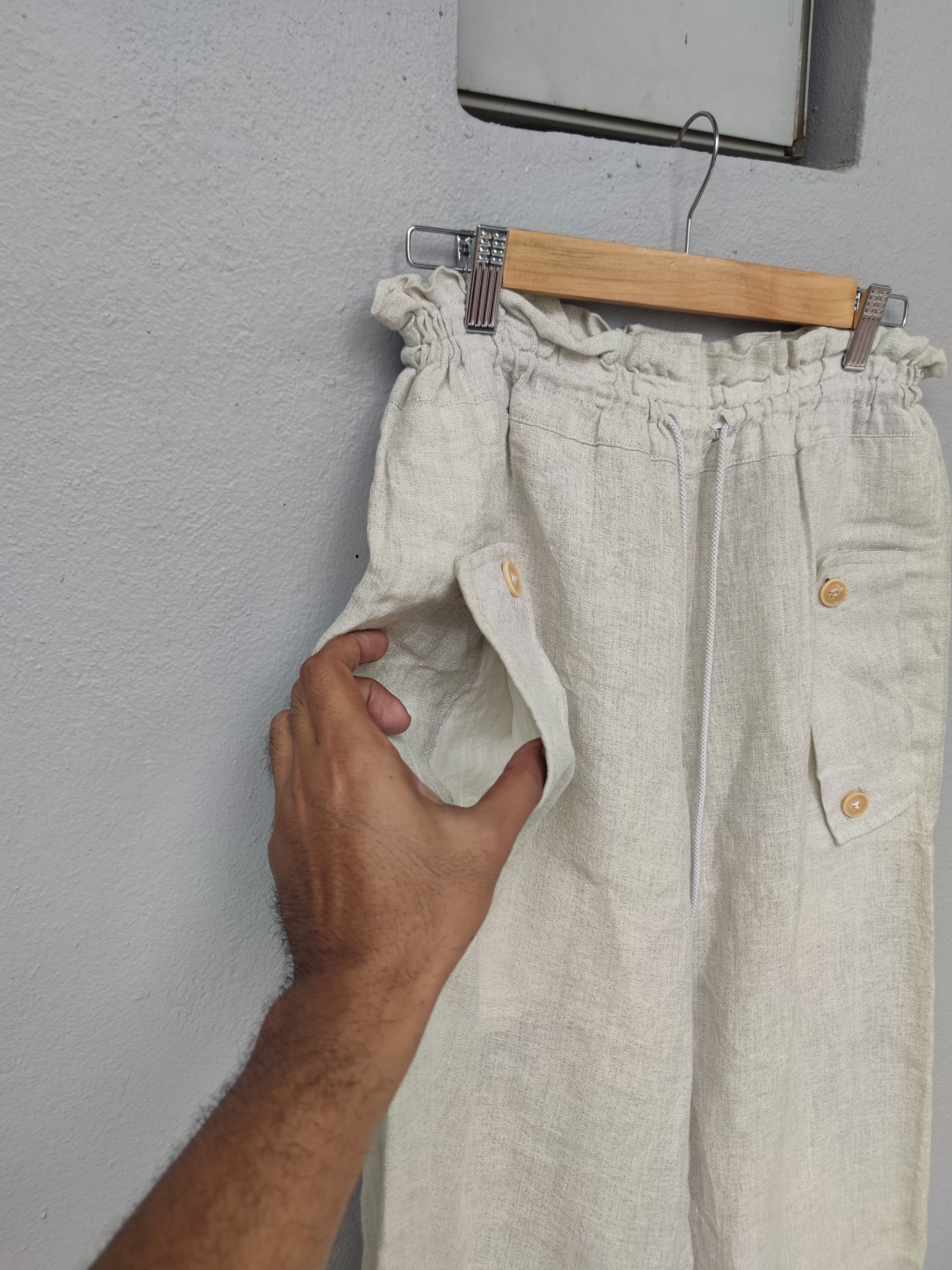 Y's Y's Linen Pant Made in Japan Fits Waist 35 and below Size US 35 - 4 Thumbnail