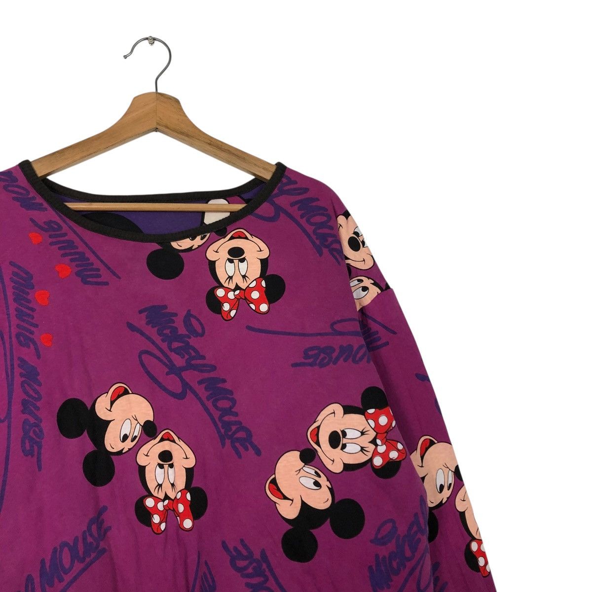 Mickey Mouse 🔥VINTAGE SWEATSHIRT DISNEY MICKEY MOUSE FULL PRINT RARE Size US M / EU 48-50 / 2 - 8 Thumbnail