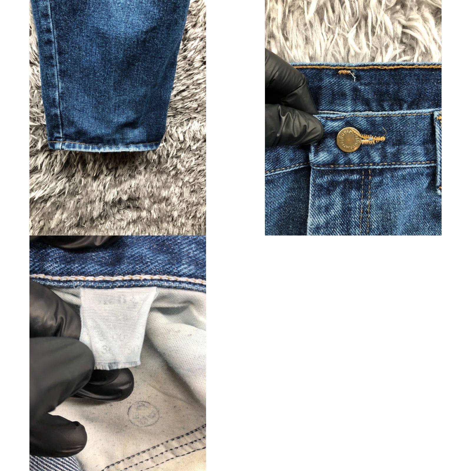 Wrangler Wrangler Rugged Wear Jeans Straight 36x30 Mens Mid Wash Blue Regular 5-Pocket Denim Cotton Blend Belt Loops Zip Inseam 30 Size US 36 / EU 52 - 8 Thumbnail