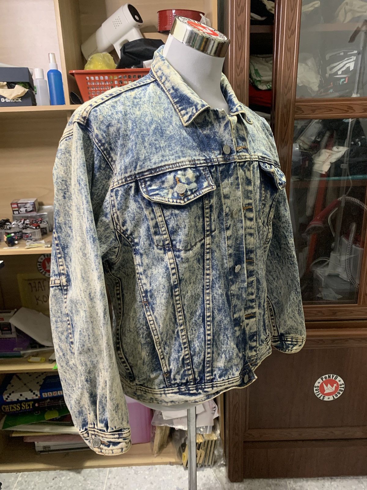 Japanese Brand CPS Faded Denim Jacket Size US L / EU 52-54 / 3 - 5 Thumbnail