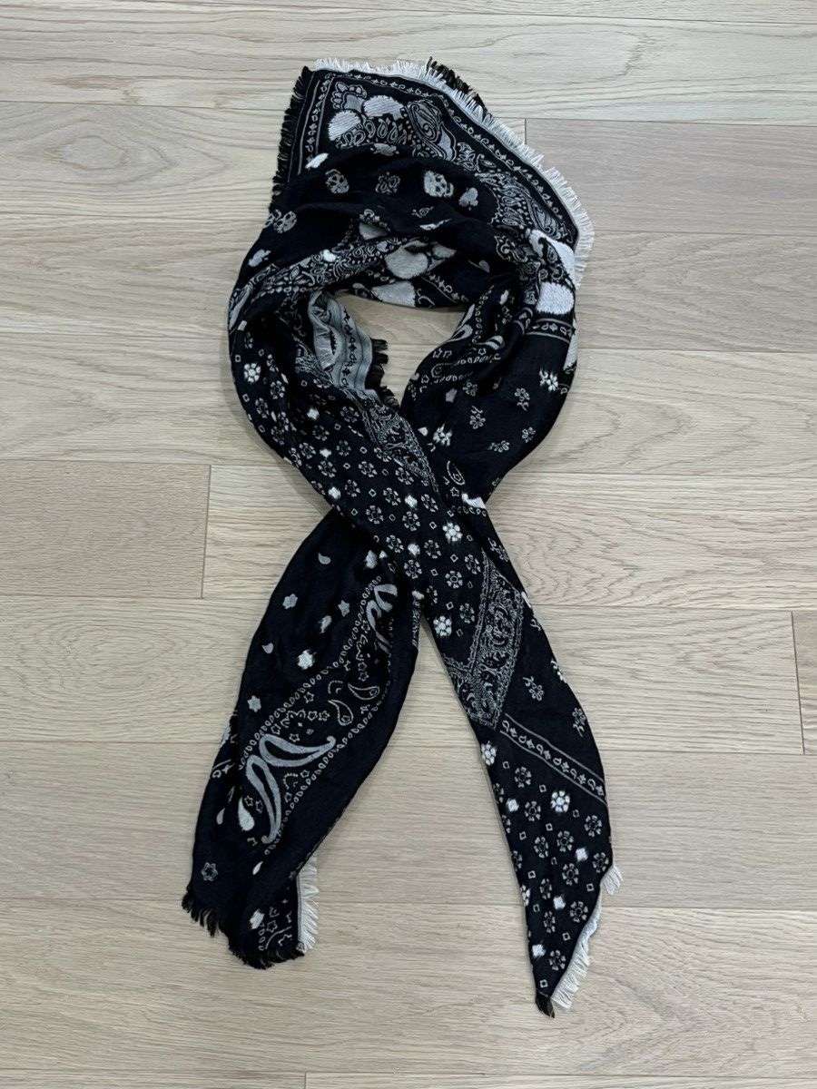John Varvatos Double Sided Jacquard Paisley Scarf Size ONE SIZE - 1 Thumbnail