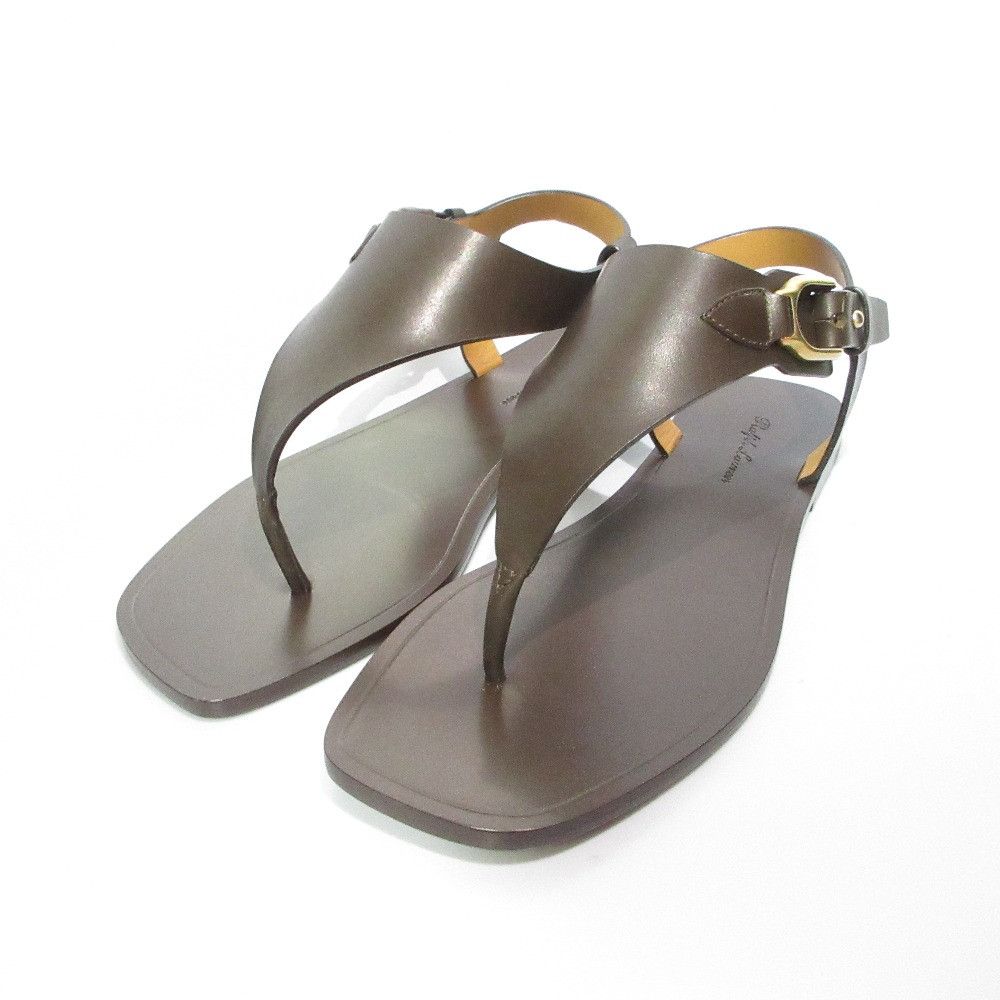 Ralph Lauren Ralph Lauren Ralph Lauren Delancie Leather Thong Sandals Leather Shoes DUTY FREE for USA Size ONE SIZE - 1 Thumbnail