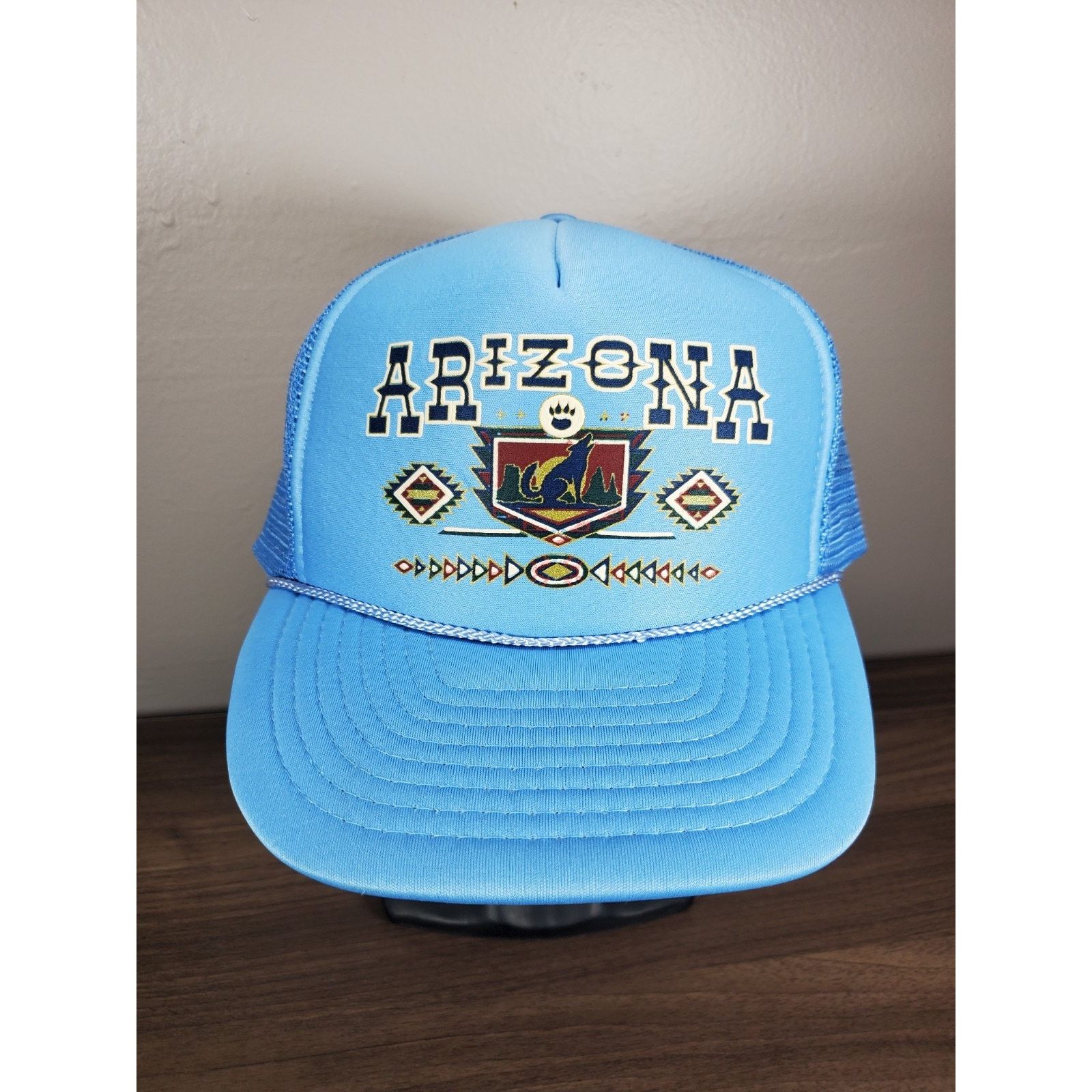 Vintage Arizona Wildcats Cactus Sunset Trucker Hat Mesh Snapback Cap Size ONE SIZE - 2 Thumbnail