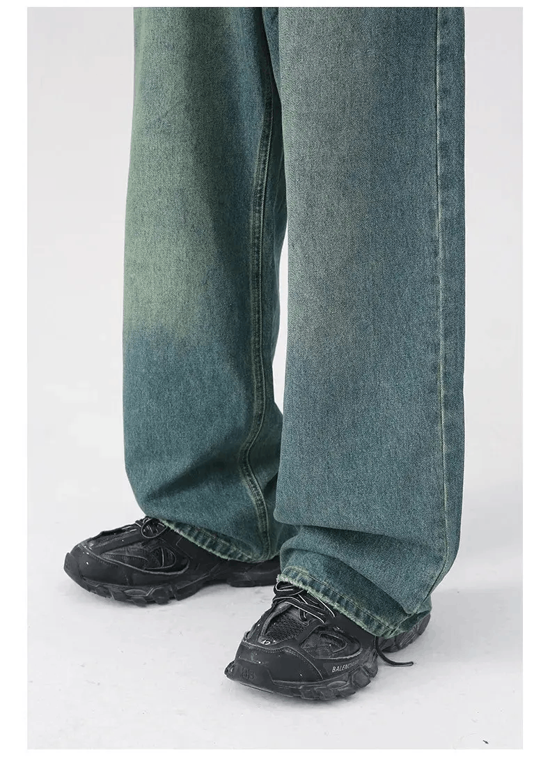 Japanese Brand × Jean Retro washed damaged baggy jeans y2k hip hop Size US 30 / EU 46 - 7 Thumbnail