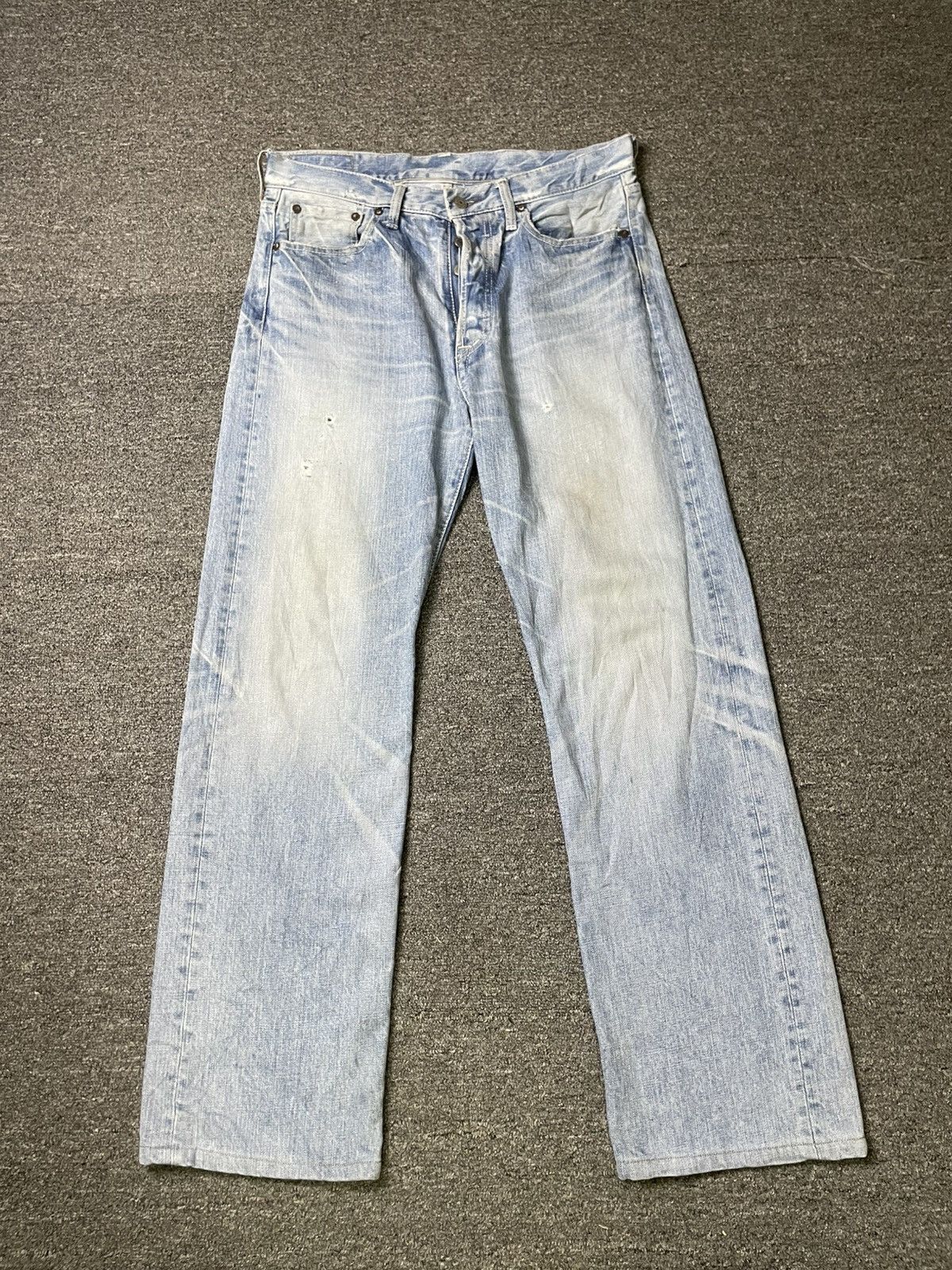 OMNIGOD × Vintage OMNIGOD Brand Casual Straight Cut Jeans (92) Size US 33 - 1 Thumbnail
