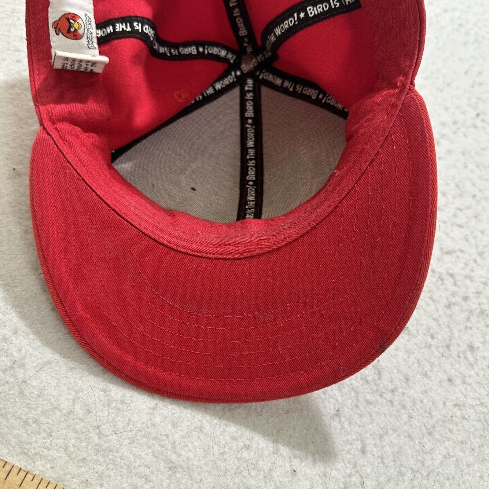Other Angry Birds Snapback Flat Brim Baseball Cap Red Bird App '13 Size ONE SIZE - 10 Thumbnail