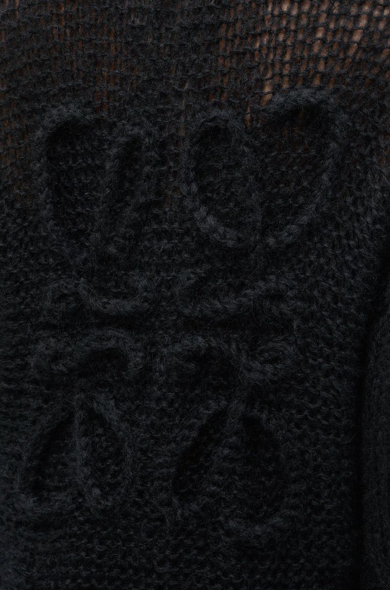 Loewe o1in1g0426 Anagram Cardigan in Black Size S / US 4 / IT 40 - 5 Thumbnail