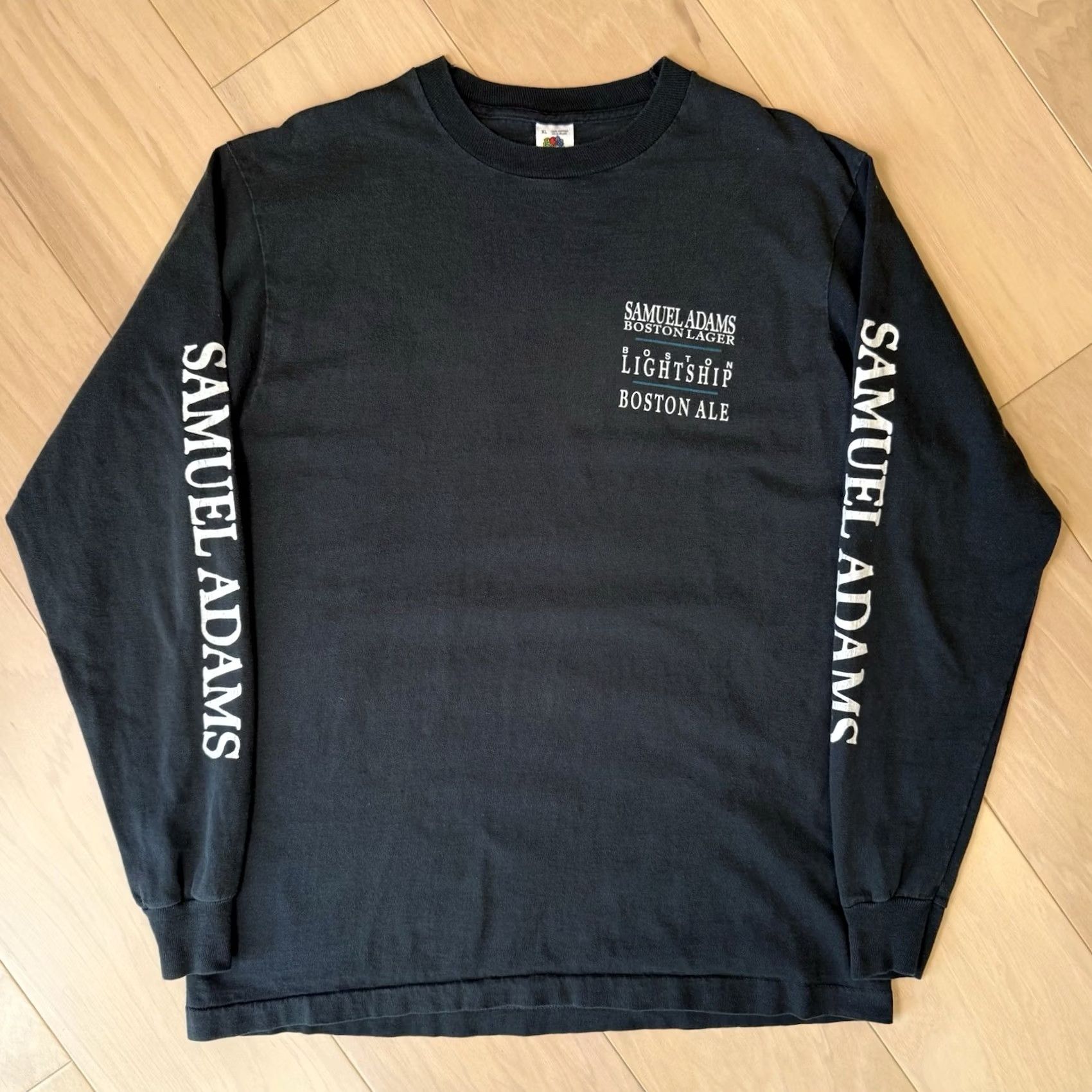 Vintage VINTAGE Samuel Adams Boston Ale Shirt XL Black 90s Cotton Long Sleeve Brew It Size US XL / EU 56 / 4 - 3 Thumbnail