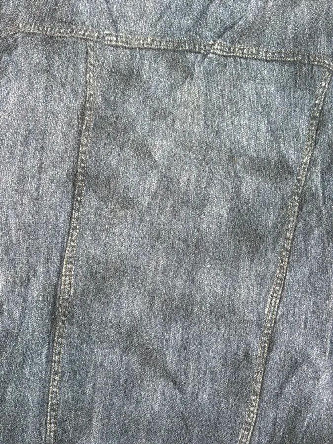 Dolce & Gabbana SS2010 Dolce & Gabbana Blue Denim Trompe-loeil V Neck Sweater Size US S / EU 44-46 / 1 - 9 Thumbnail