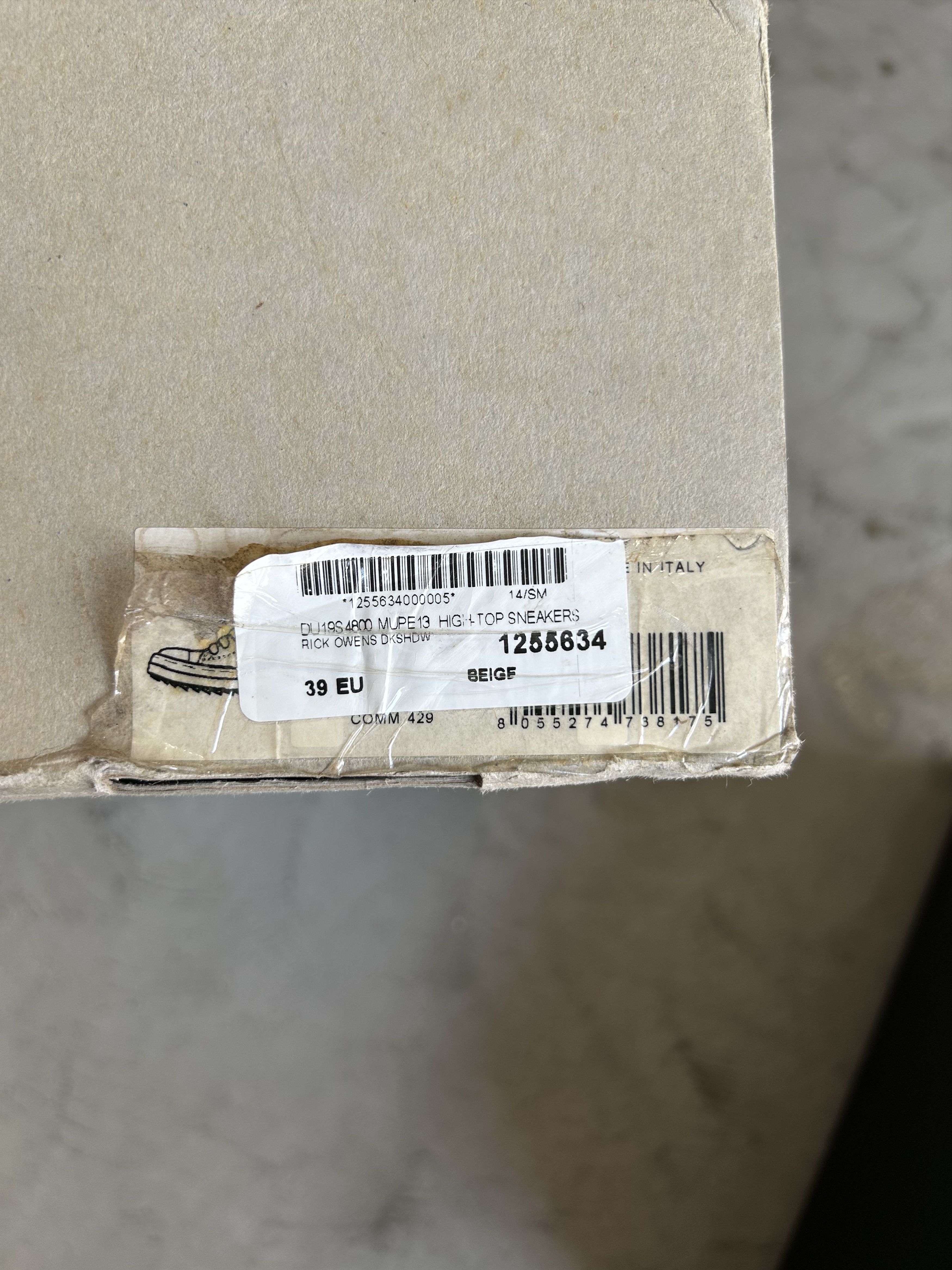 Rick Owens Drkshdw Rick Owens Drkshdw Canvas Ramones Size US 6 / EU 39 - 9 Thumbnail