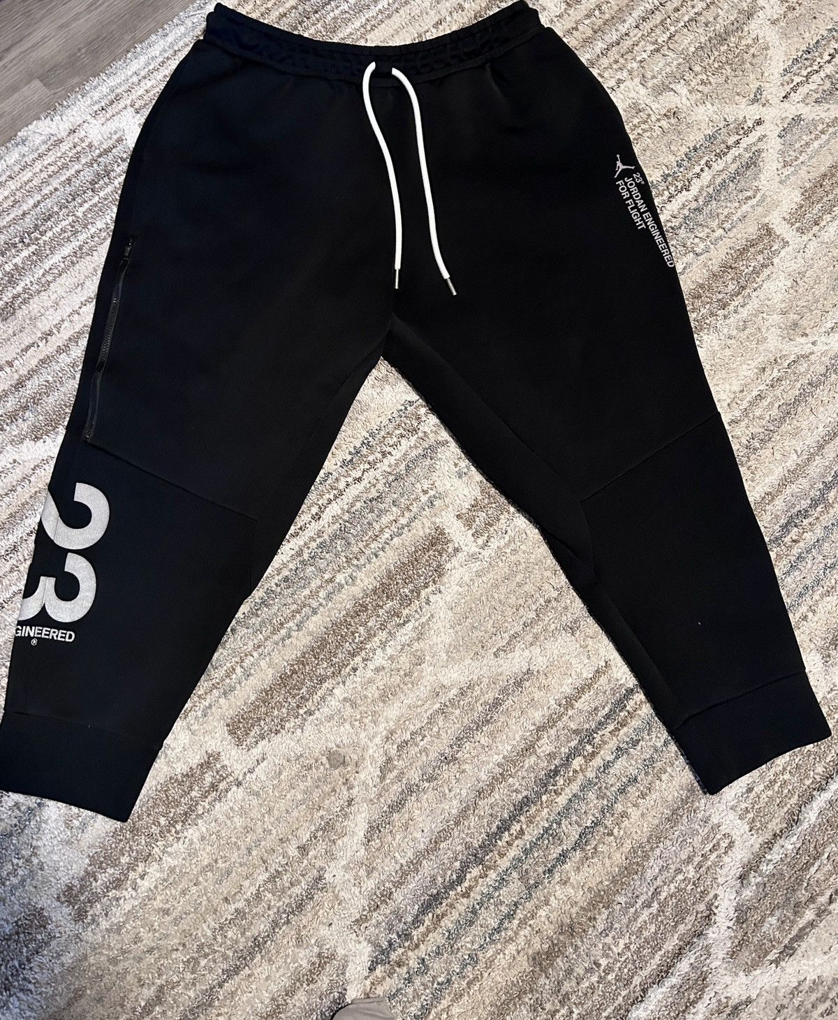Jordan Brand Jordan 23 Engineered Fleece Pants Black Size US 44 / EU 60 - 1 Thumbnail