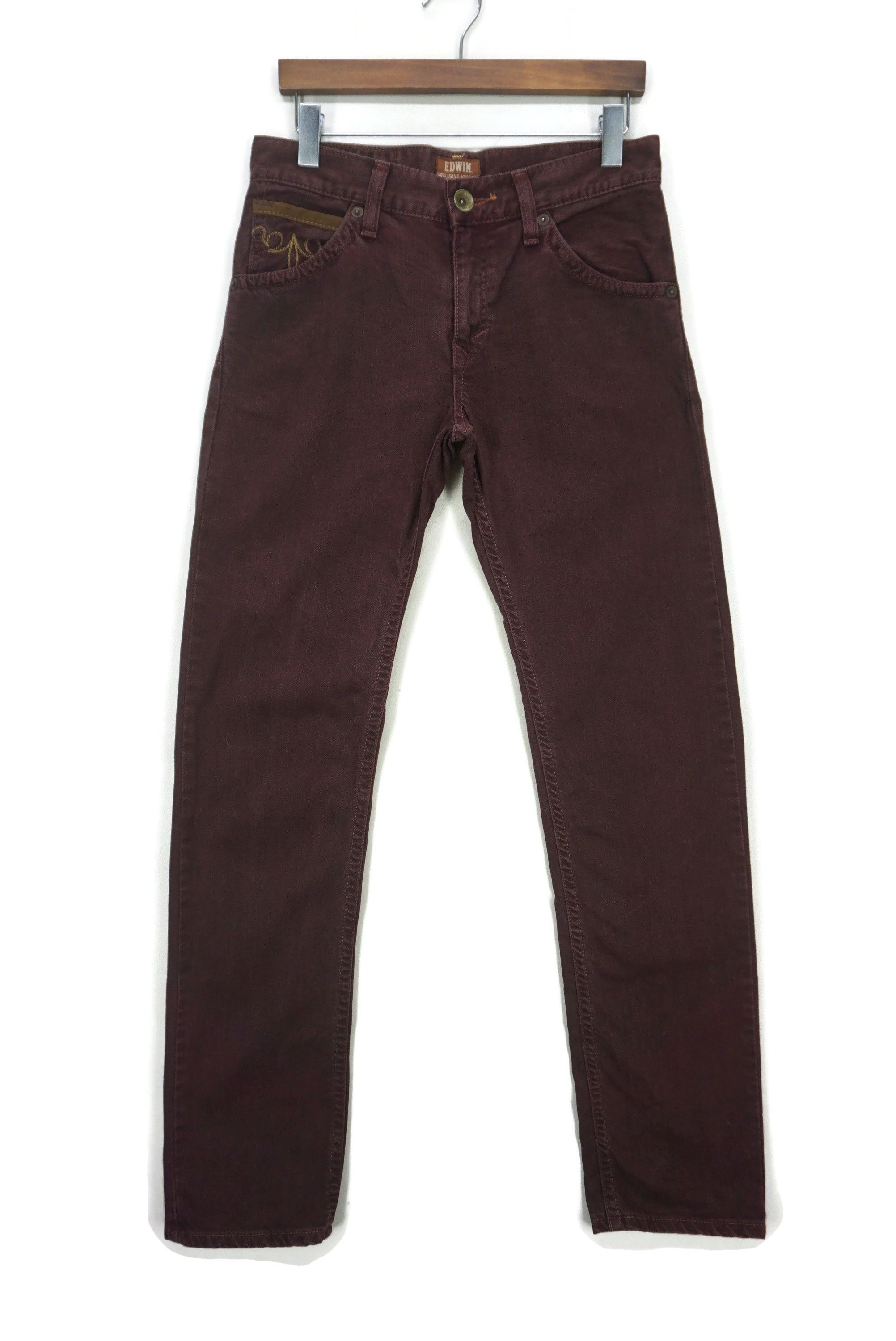 Japanese Brand Edwin Jeans Size 28 fit W31xL34.5 XVS403 Exclusive Vintage Size US 28 / EU 44 - 2 Thumbnail