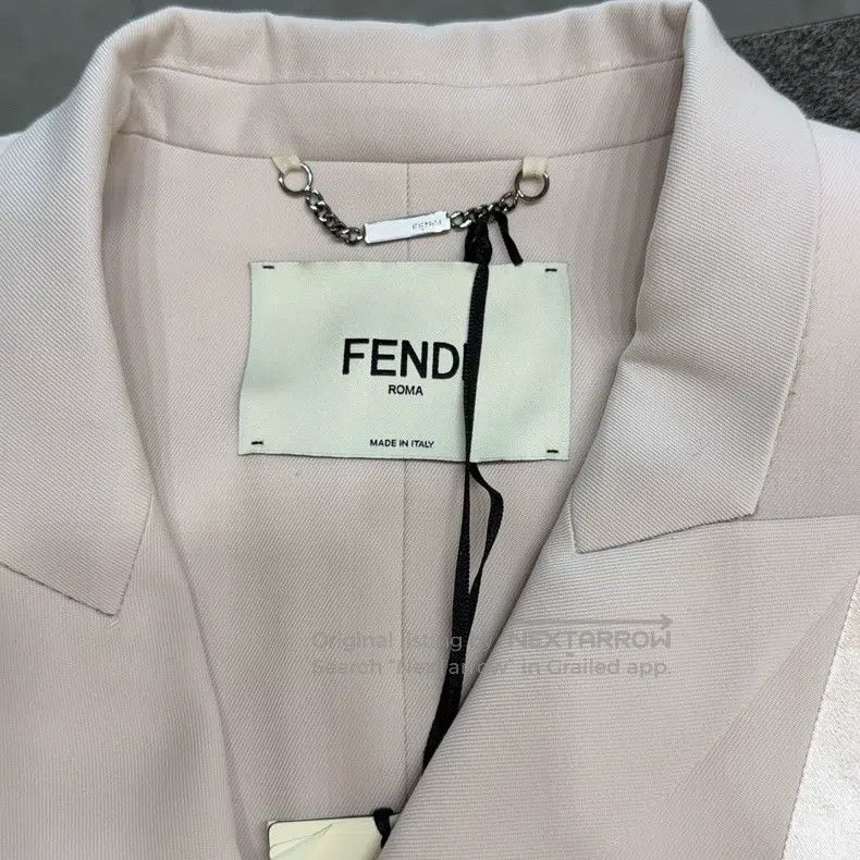 Fendi Fendi Solid Color Collar Short Cropped Jacket Size XS / US 0-2 / IT 36-38 - 3 Thumbnail