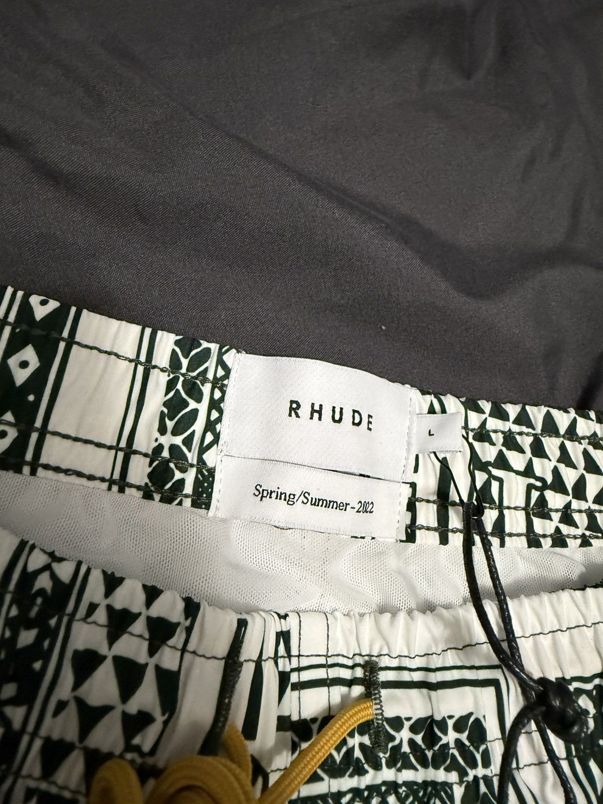 Rhude Rhude Green White Bandana Print Swim Trunk Size US 34 / EU 50 - 3 Thumbnail