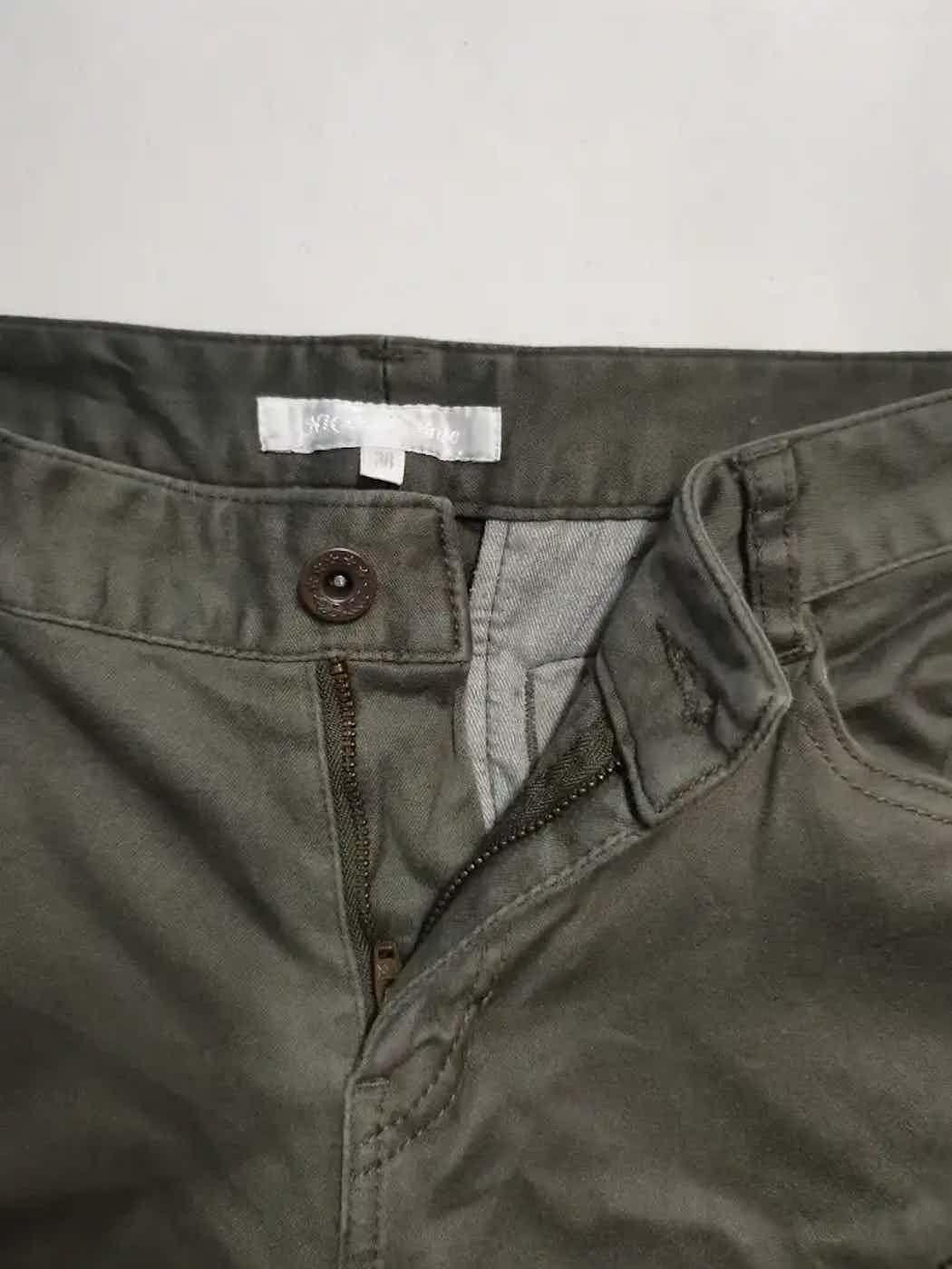 Japanese Brand Nicole White Tactical Multipocket Cargo Pants Size US 27 - 8 Thumbnail