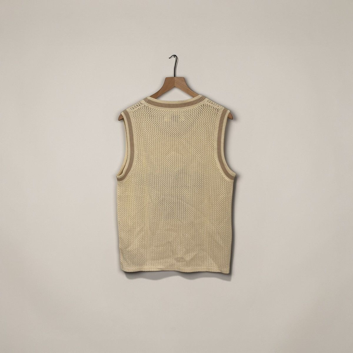 Other Adidem Asterisks Knit Mesh Vest Cream Size L NNT Size US L / EU 52-54 / 3 - 2 Thumbnail