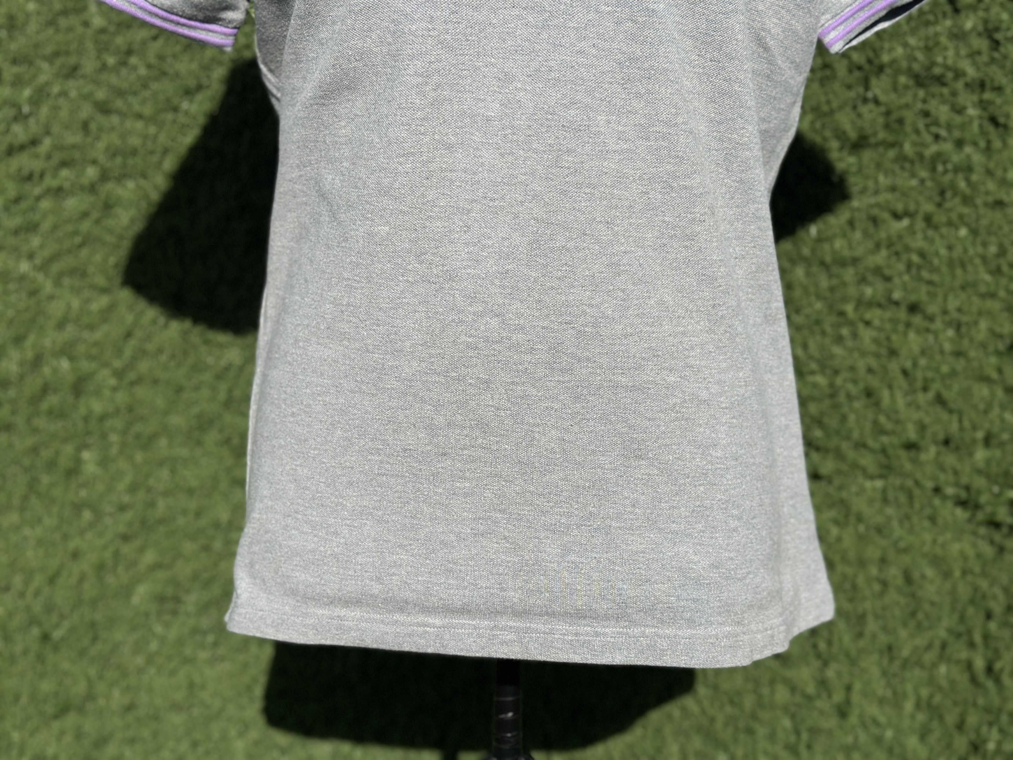 Moncler Moncler Classic Pique Polo Shirt Logo Patch Gray Size XL Size US XL / EU 56 / 4 - 4 Thumbnail