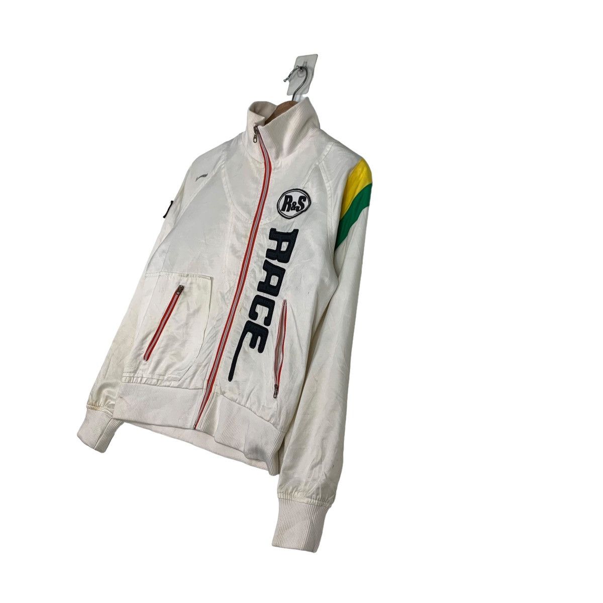 Japanese Brand R&S RACE BIG LOGO ZIPPER JACKET #0079-C5 Size US S / EU 44-46 / 1 - 2 Thumbnail
