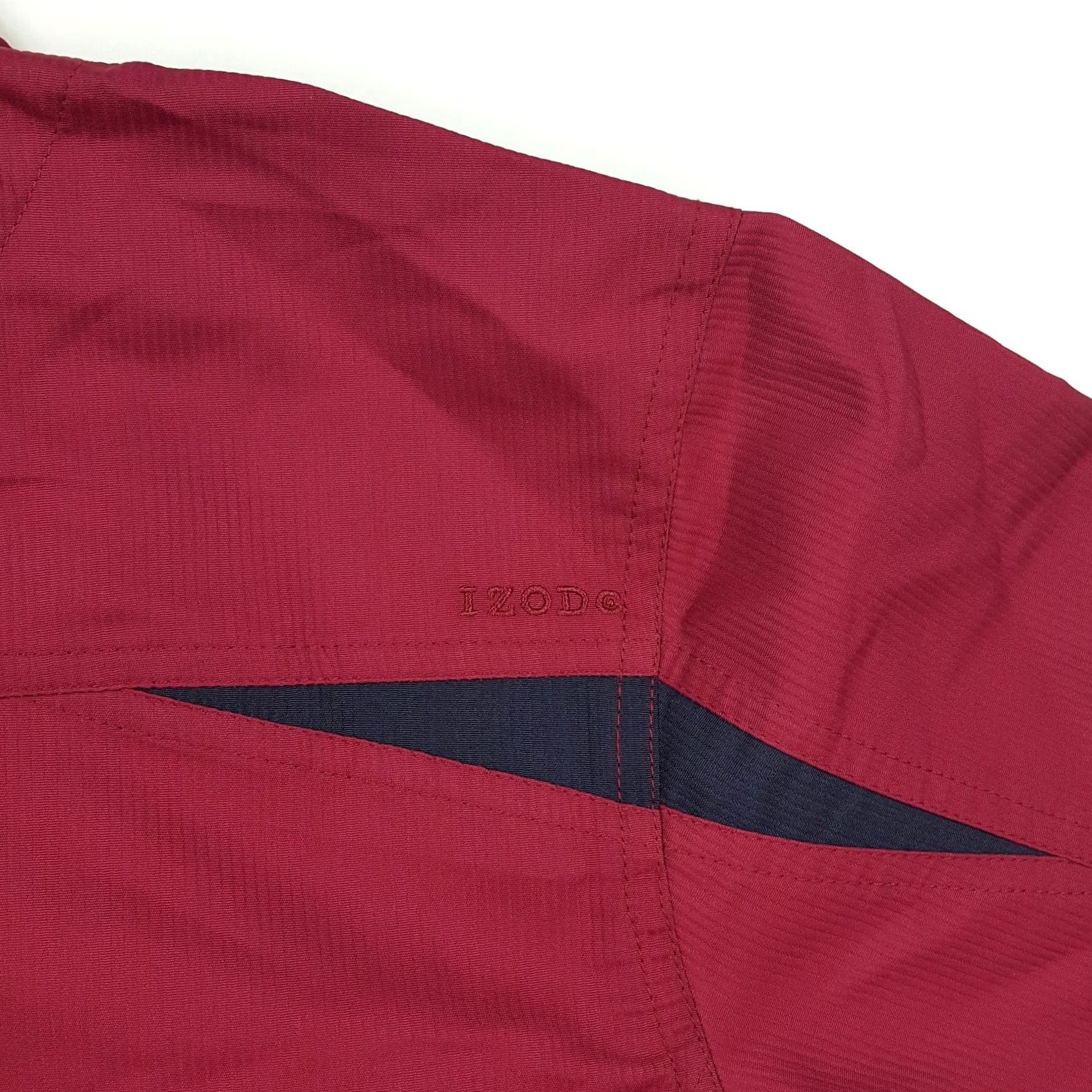 Izod VINTAGE IZOD Windbreaker Jacket Women's M 1/4 Zip Pink Nylon Modern Retro Sports Golf Tennis 90s Y2K 80s Size M / US 6-8 / IT 42-44 - 5 Thumbnail