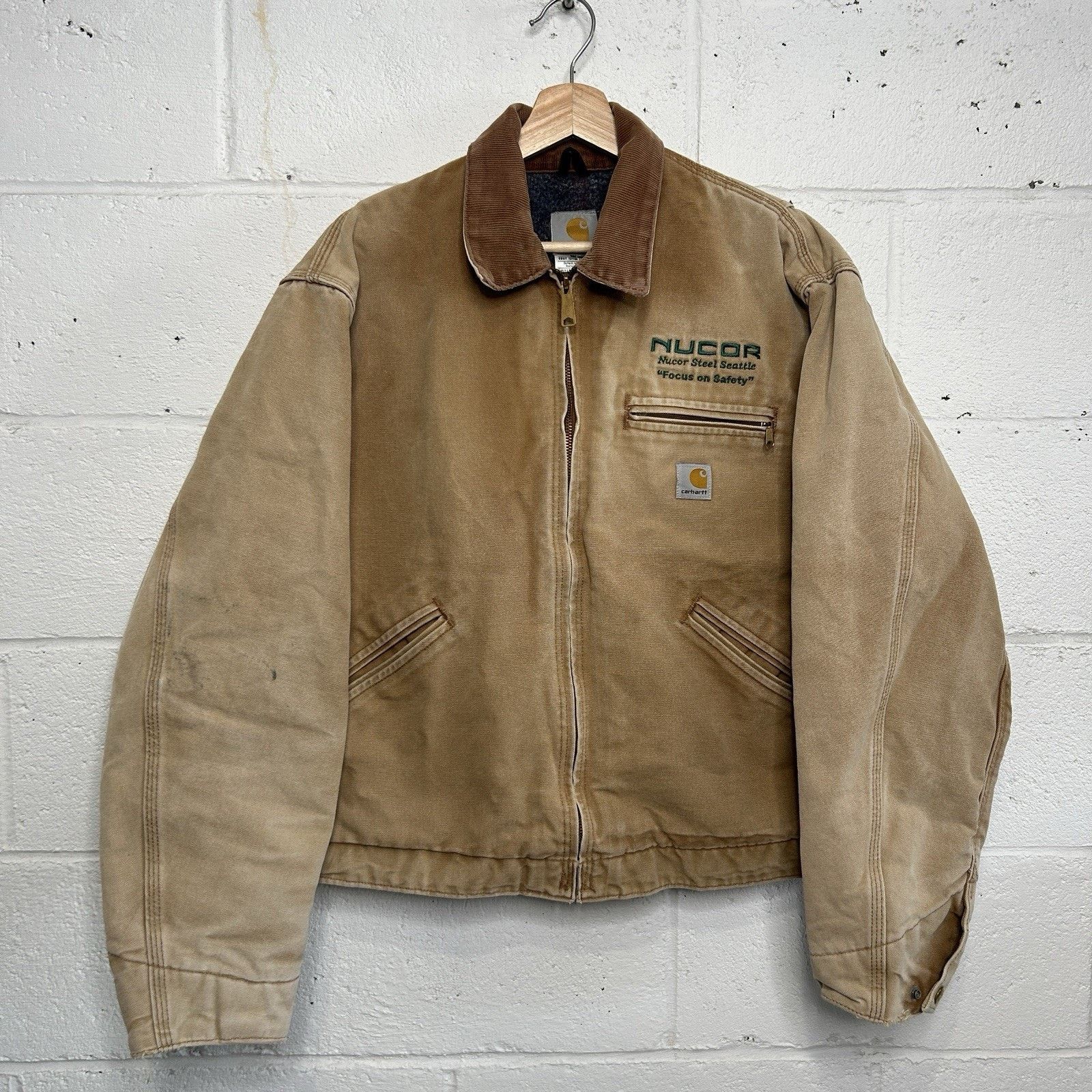 Carhartt Vintage Carhartt Blanket-Lined Detroit Jacket “Brown” J01 Size US L / EU 52-54 / 3 - 1 Thumbnail