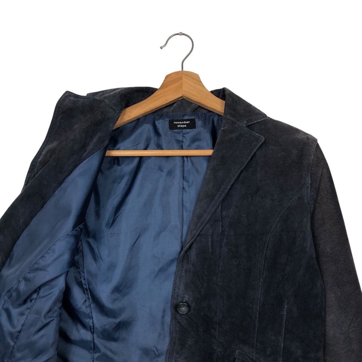 Japanese Brand 📌Archieve Cropped Leather Pig Skins November Steps Japan Size US L / EU 52-54 / 3 - 13 Thumbnail