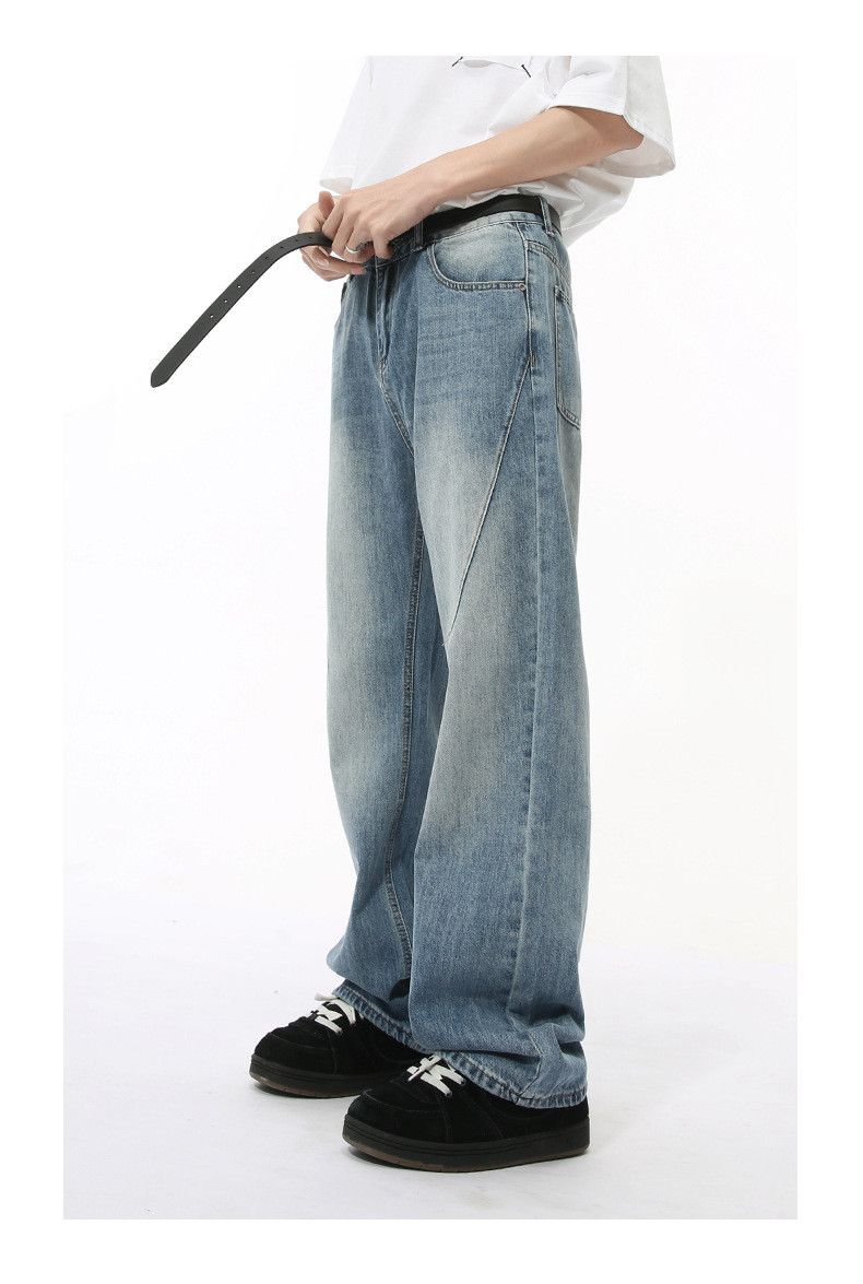 Japanese Brand × Jean Vintage distressed washed loose versatile casual jeans Size US 32 / EU 48 - 4 Thumbnail