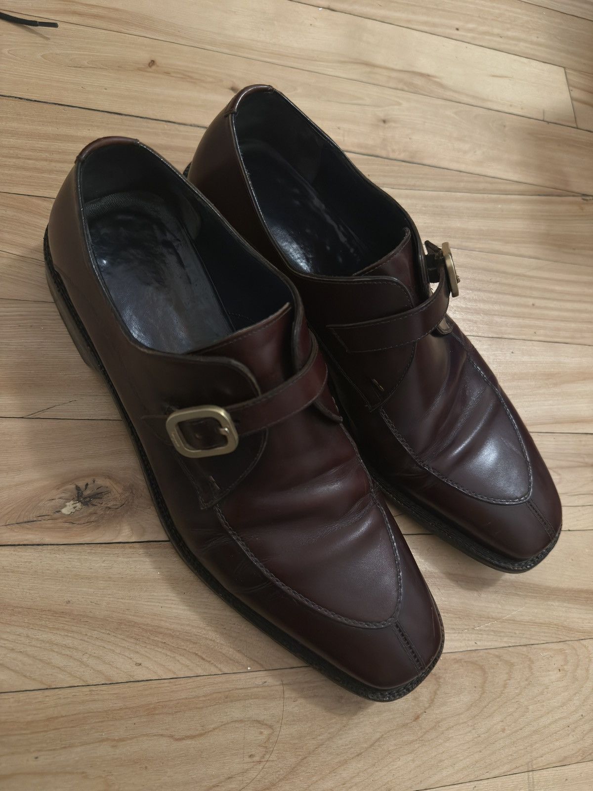 Salvatore Ferragamo Salvatore Ferragamo Single Monk Shoe Size US 9 / EU 42 - 2 Thumbnail