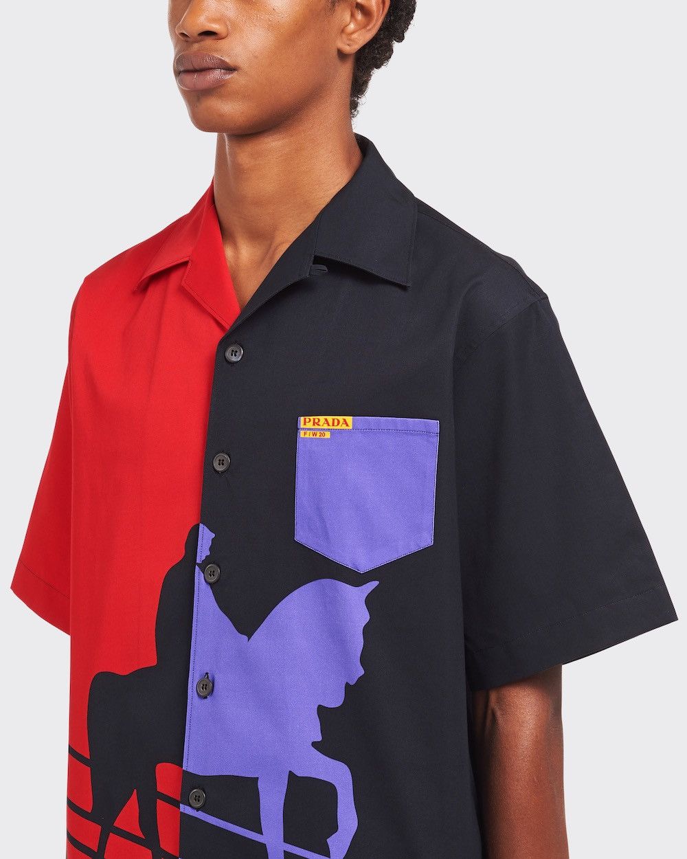 Prada Prada Purple Red Horse Double Match FW 2020 Size US L / EU 52-54 / 3 - 1 Thumbnail