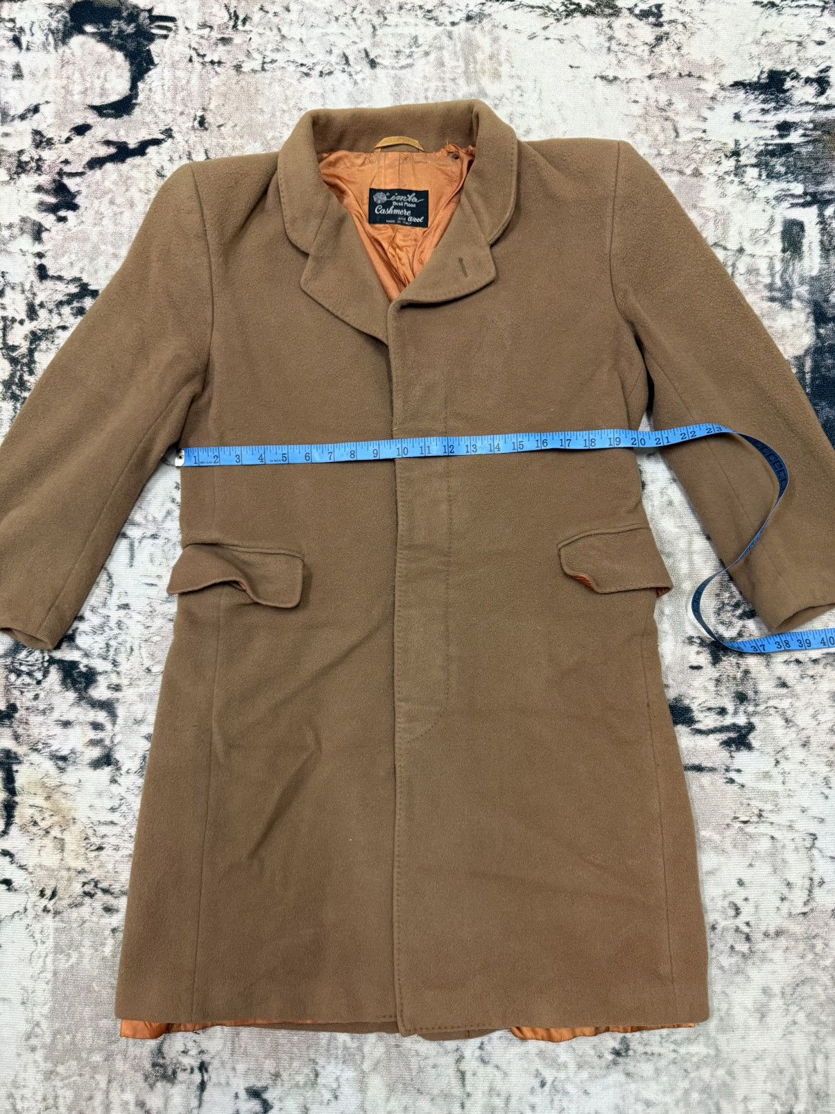 Vintage Cashmere & Wool Long Coat Jacket Size US M / EU 48-50 / 2 - 12 Thumbnail