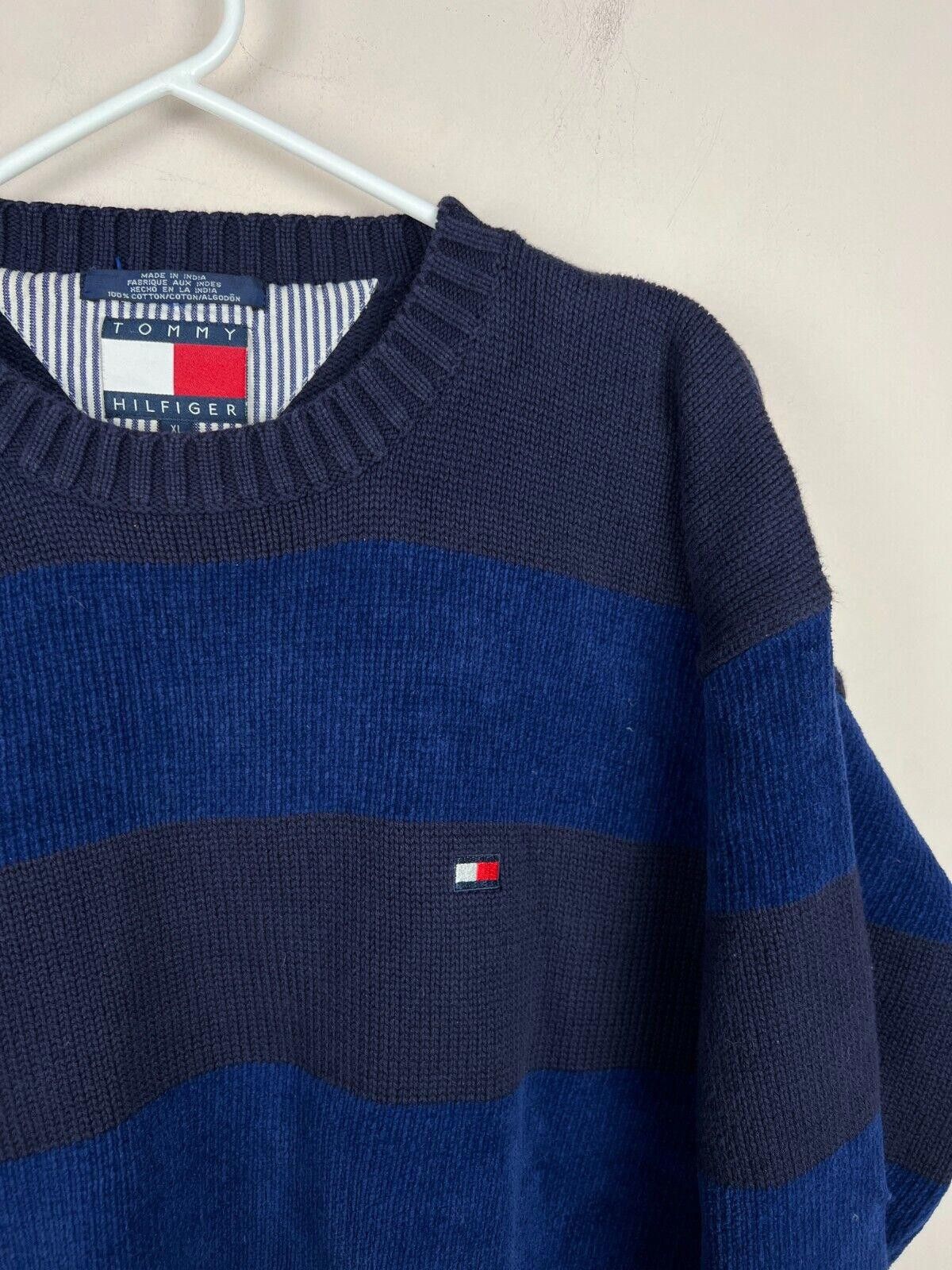 Tommy Hilfiger Tommy Hilfiger Striped Crewneck Sweater - XL Size US XL / EU 56 / 4 - 4 Thumbnail