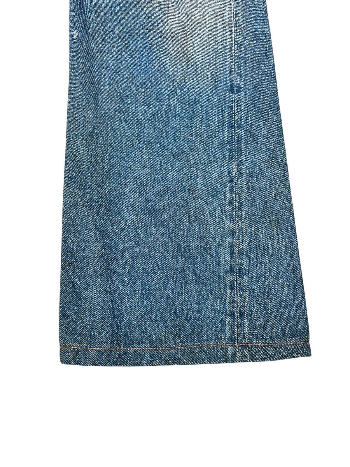 Johnbull Vintage 90s Sewing Chop Johnbull Stain Denim Selvedge Jeans Size US 34 / EU 50 - 13 Thumbnail