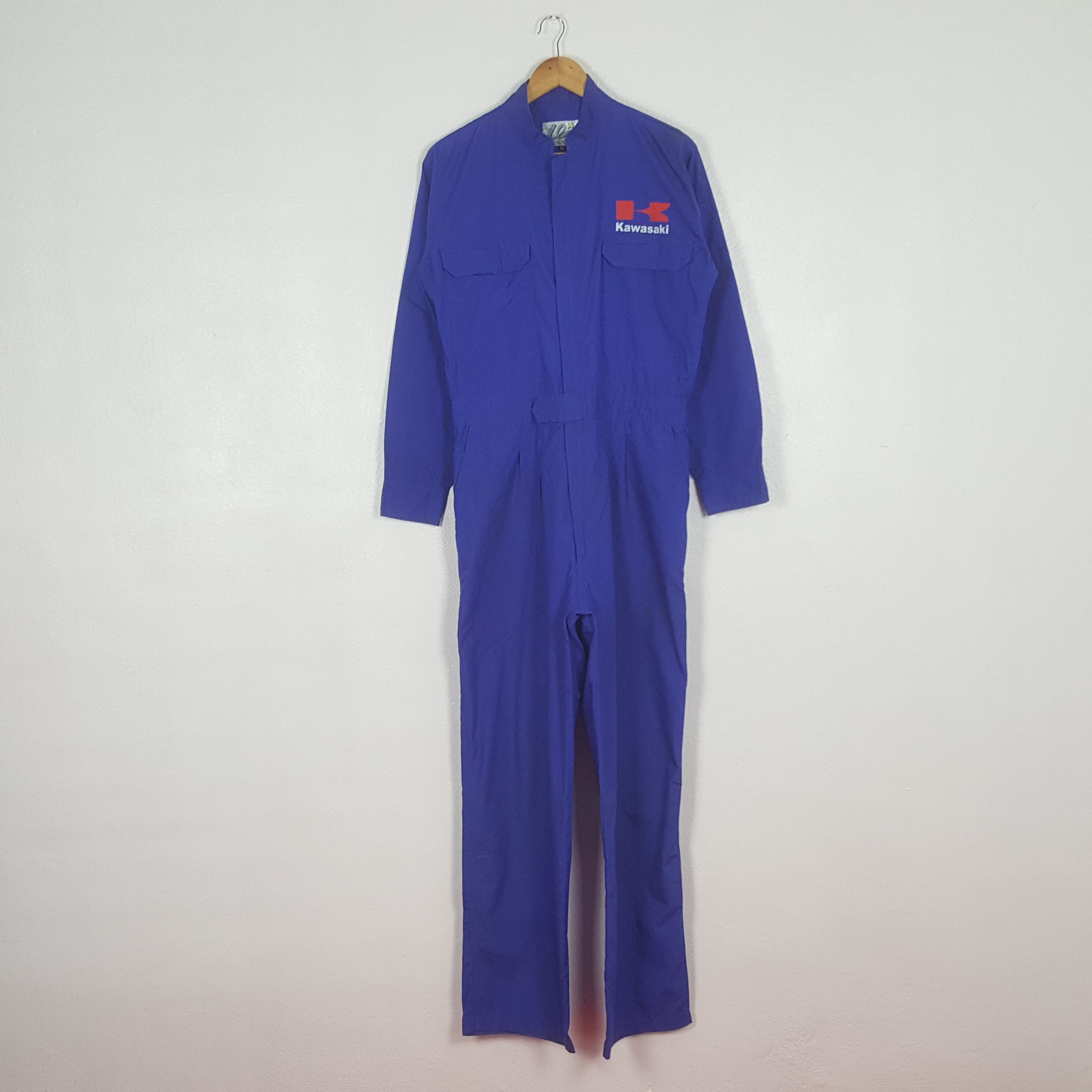 Japanese Brand Vintage Kawasaki Racing Motorsports Coverall Jacket C308N23 Size US M / EU 48-50 / 2 - 4 Thumbnail