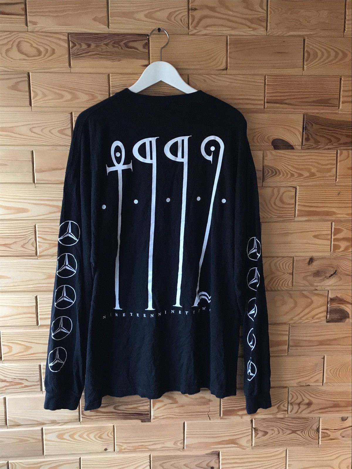 Mercedes-Benz × Vintage Kayne West Style Mercedes Benz Donda Tee Size US XL / EU 56 / 4 - 2 Thumbnail