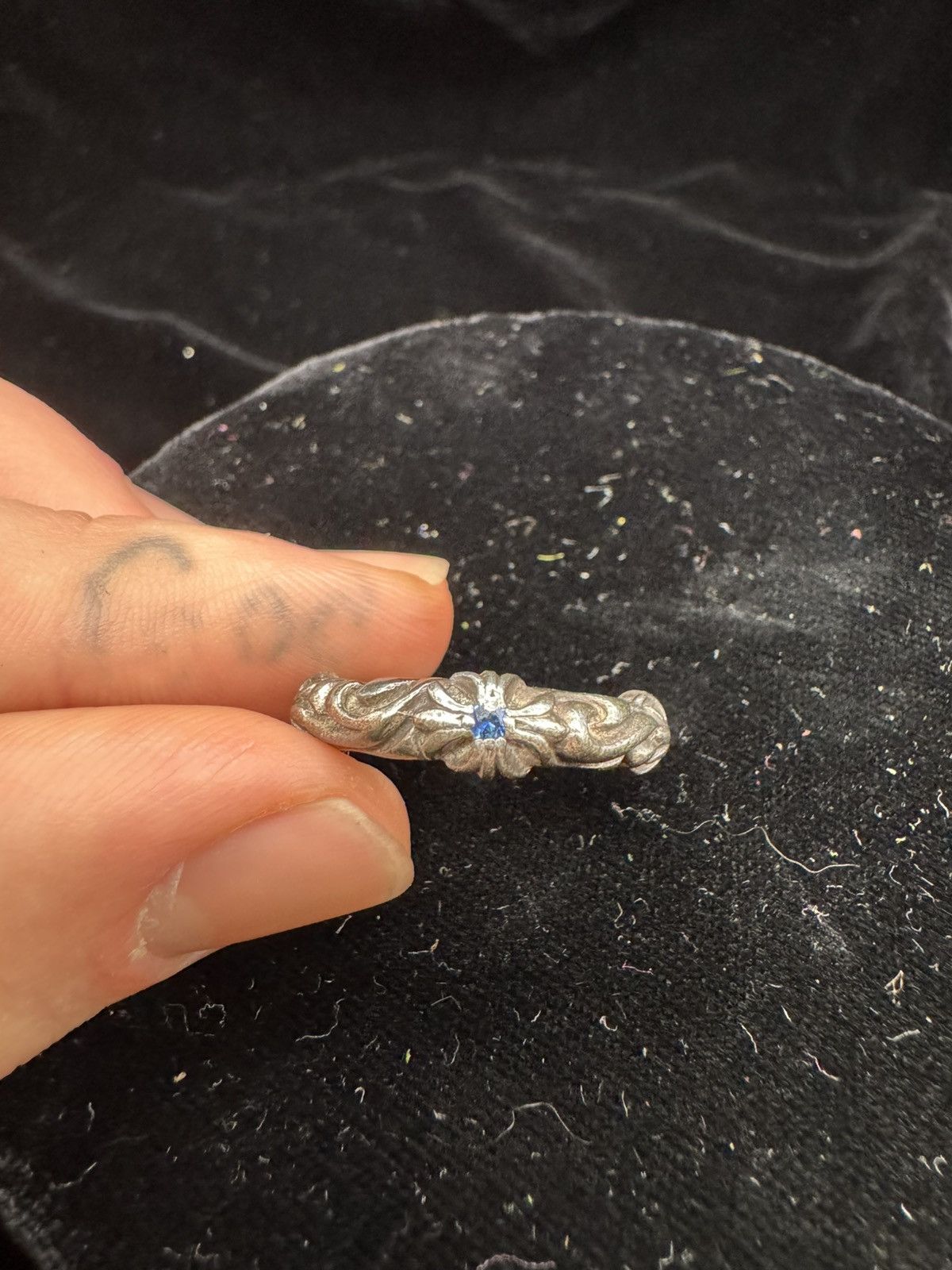 Chrome Hearts Chrome hearts sapphire SBT ring Size ONE SIZE - 4 Thumbnail