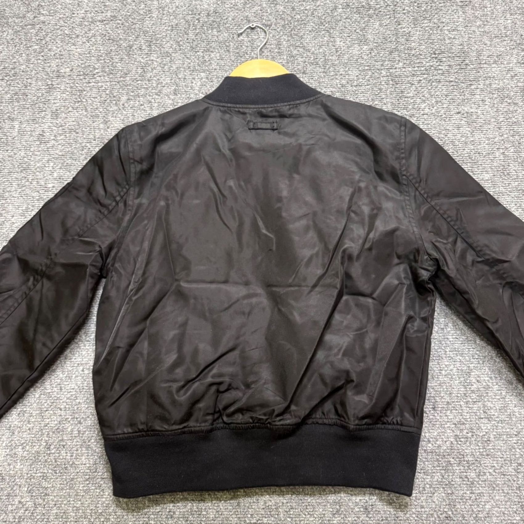 Calvin Klein VINTAGE Calvin Klein Bomber Jacket Women L Black Nylon Blue Liner 90s Mens Womens Boys Girls Size L / US 10 / IT 46 - 3 Thumbnail