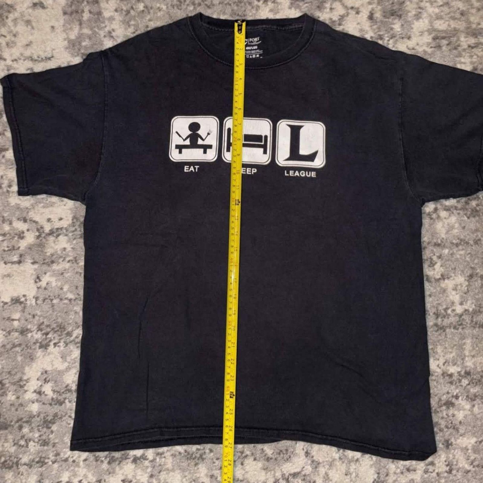 Vintage Y2K Eat. Sleep. League. Spoof Shirt Size US L / EU 52-54 / 3 - 4 Thumbnail