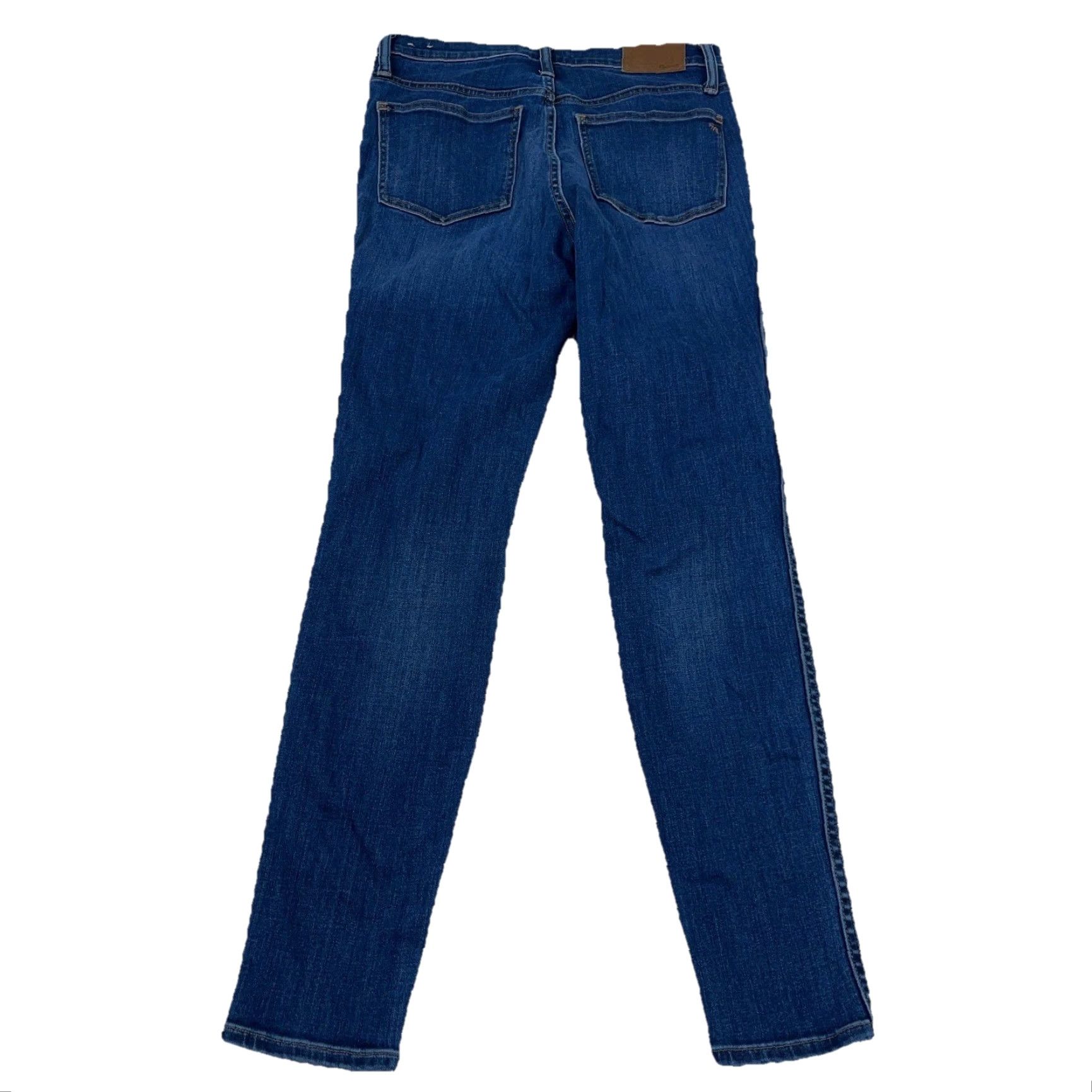 Madewell Madewell Jeans Women 28 High Rise Skinny Fit Dark Wash Stretch Faded Pants Size 28" / US 6 / IT 42 - 2 Thumbnail