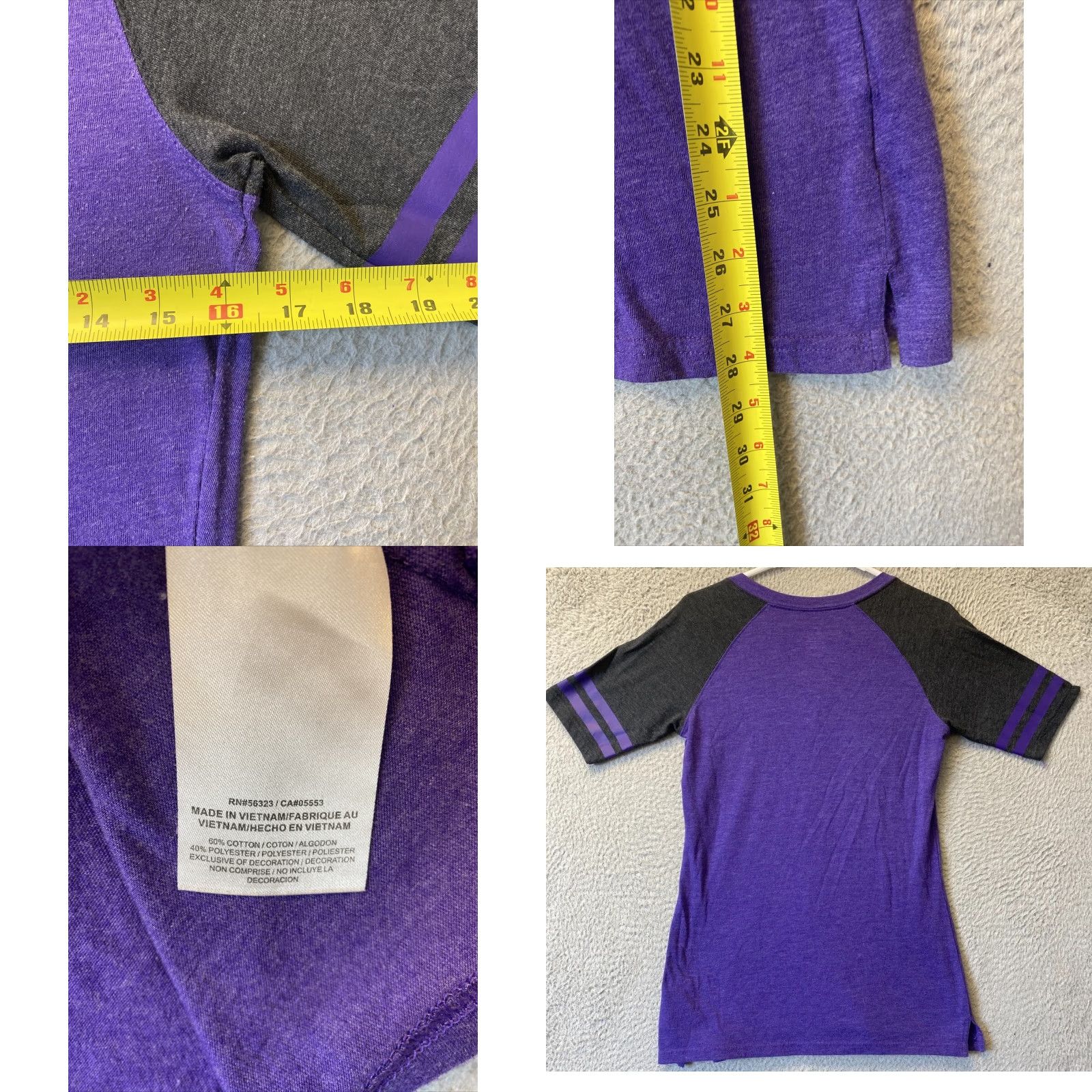 Nike Nike Womens M Short Sleeve T-Shirt Purple 45-44 Genuine Merchandise Size M / US 6-8 / IT 42-44 - 8 Thumbnail