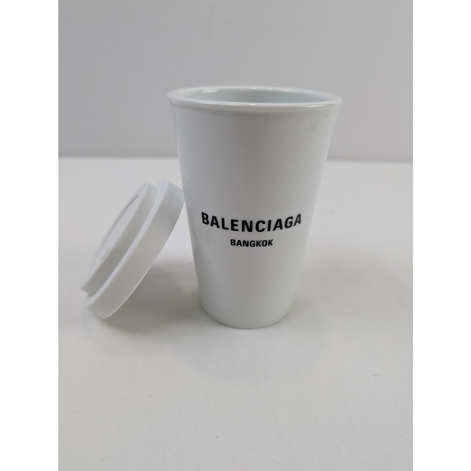 Balenciaga o1rshd1 Q:2/ Size: OS/ Bangkok Porcelain Coffee Cup in White Size ONE SIZE - 5 Thumbnail