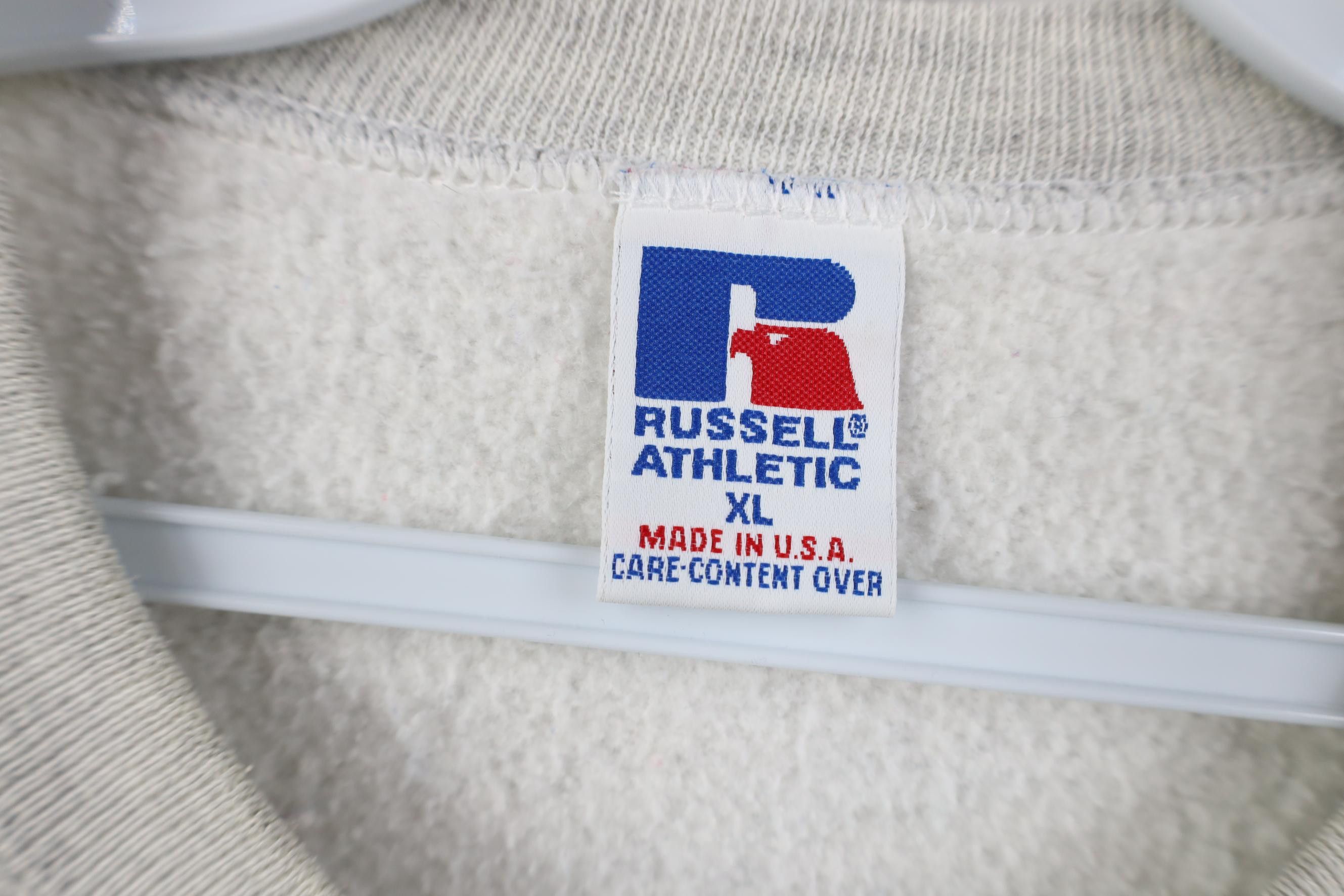 Russell Athletic Vintage 90s Russell Athletic Sweatshirt Heather Gray USA Size US XL / EU 56 / 4 - 9 Thumbnail