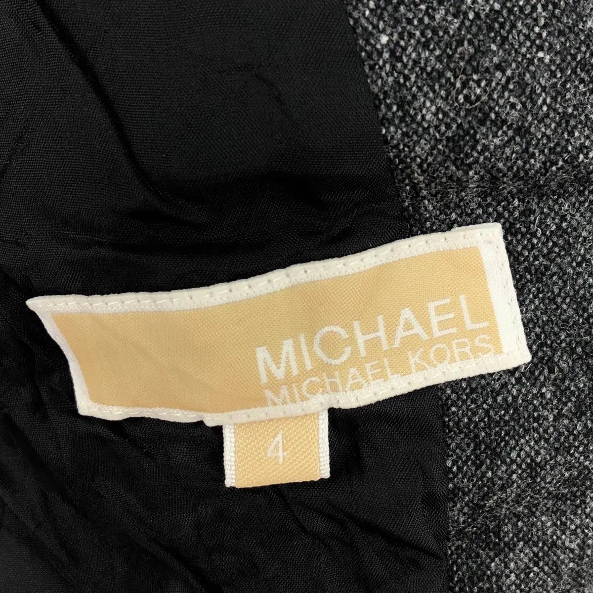 Michael Kors Vintage MICHAEL KORS Collection Belt Tweed Jacket Coat Size S / US 4 / IT 40 - 11 Thumbnail