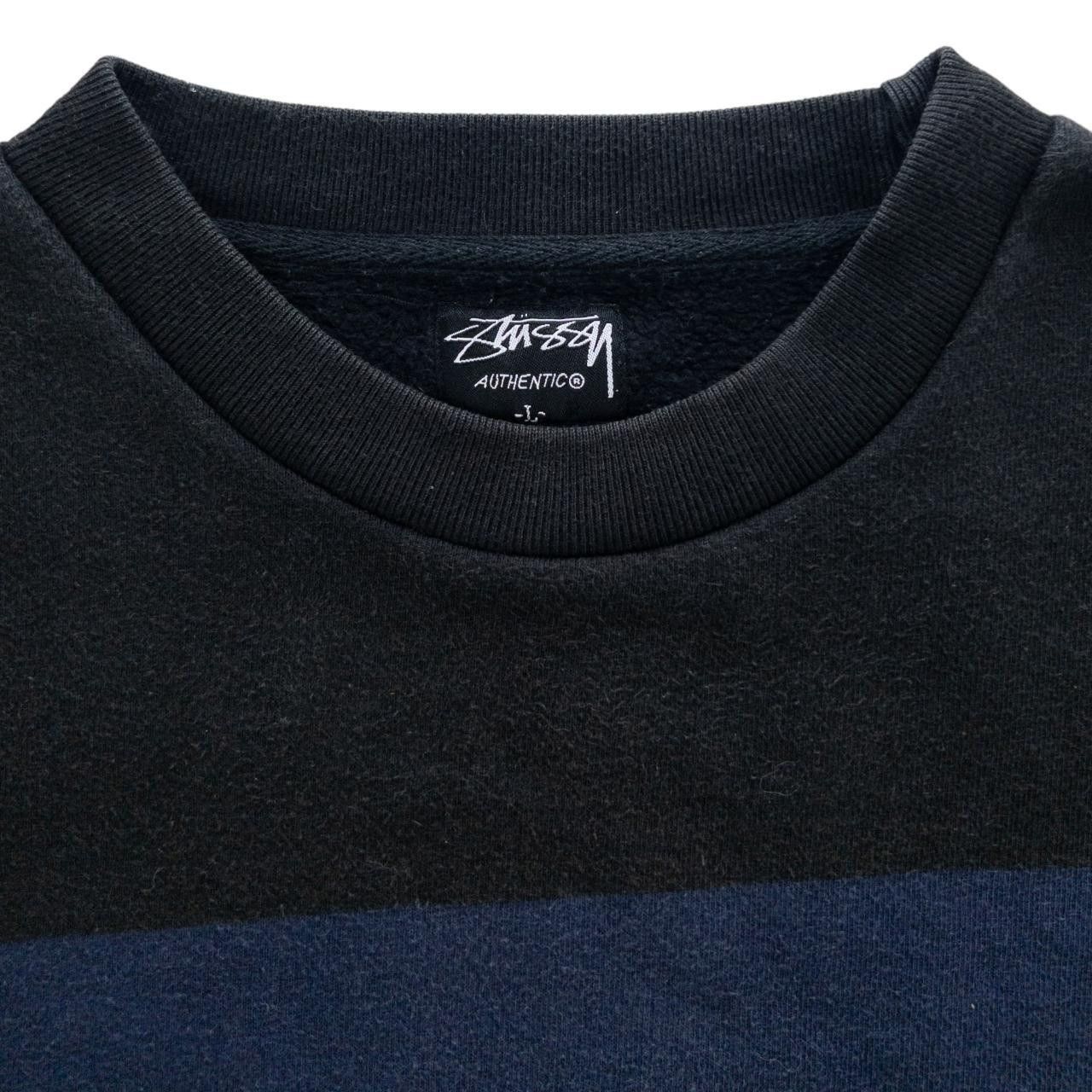 Stussy Vintage Stussy Striped Crew Neck Jumper Size L Size US L / EU 52-54 / 3 - 3 Thumbnail