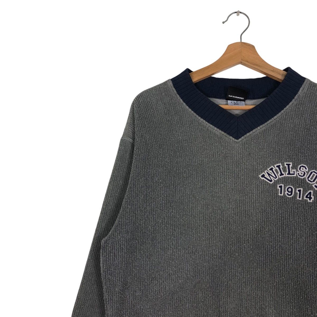 Japanese Brand 📌Vintage Sweatshirt Sports Wilson 1914 Big Logo Crewneck Size US M / EU 48-50 / 2 - 8 Thumbnail