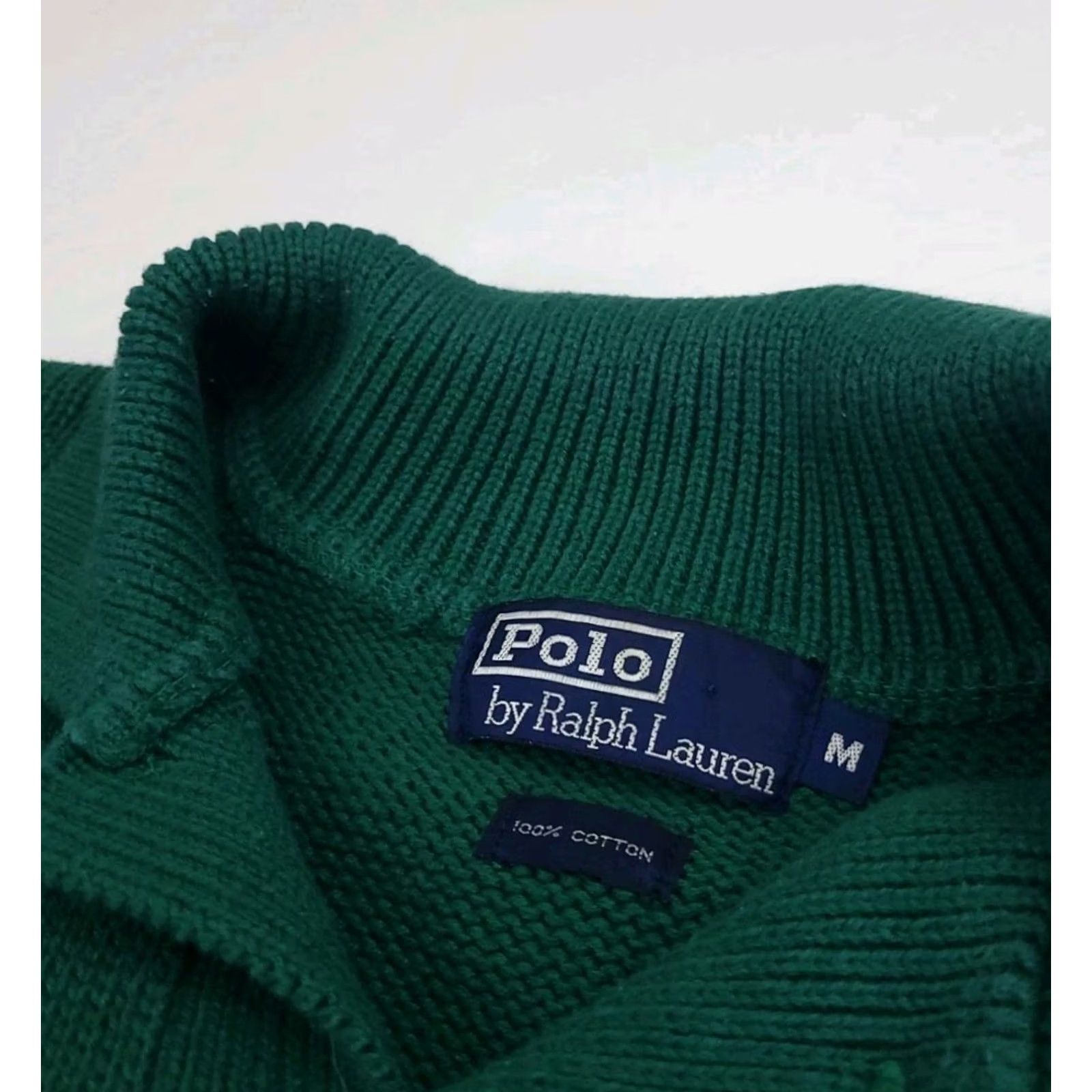 Polo Ralph Lauren VINTAGE Polo Ralph Lauren RLPC Cricket Knit Sweater Men M Green Pullover Tennis Crest Ribbed Sleeve Short Collar Shirt? Size US M / EU 48-50 / 2 - 5 Thumbnail