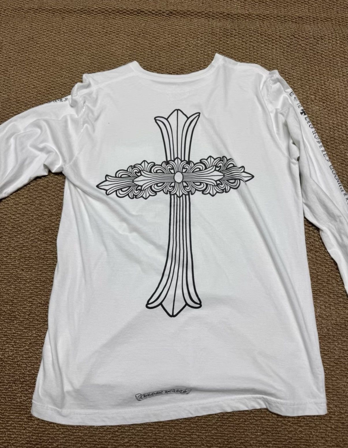 Chrome Hearts Chrome Hearts Sanskrit & Cross Vine Long Sleeve T-shirt K37 Size US L / EU 52-54 / 3 - 4 Thumbnail